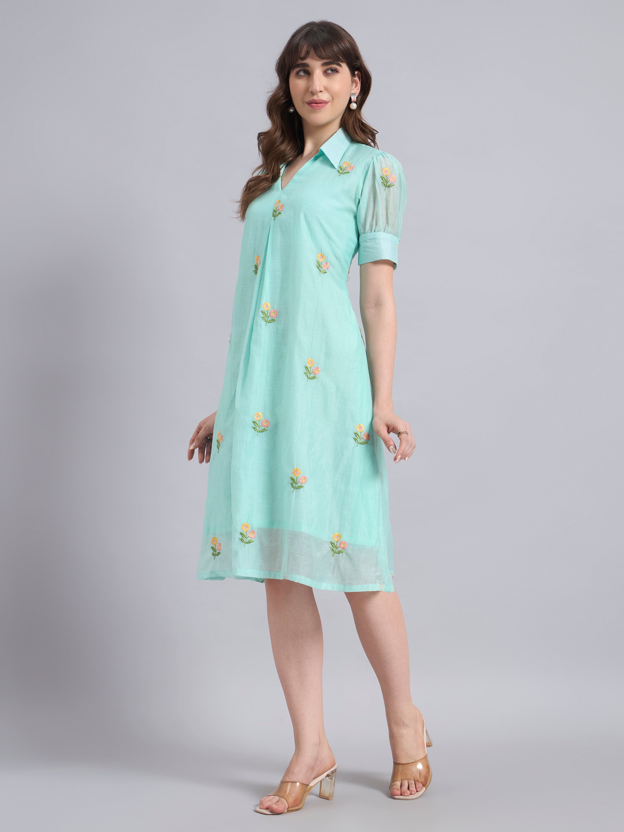 The Saira Dress-Mint