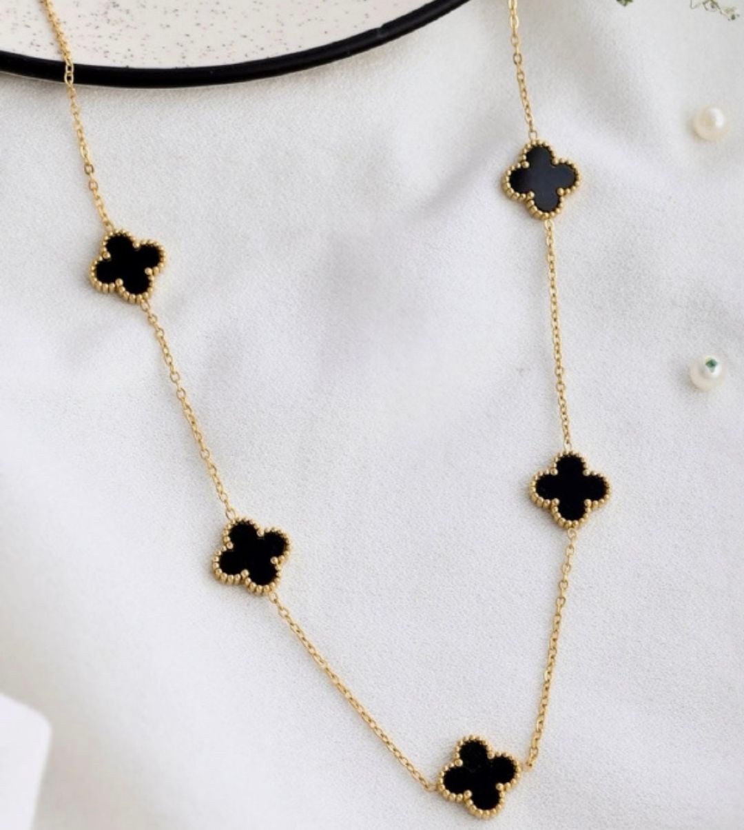 Lucky Flower Charm Necklace