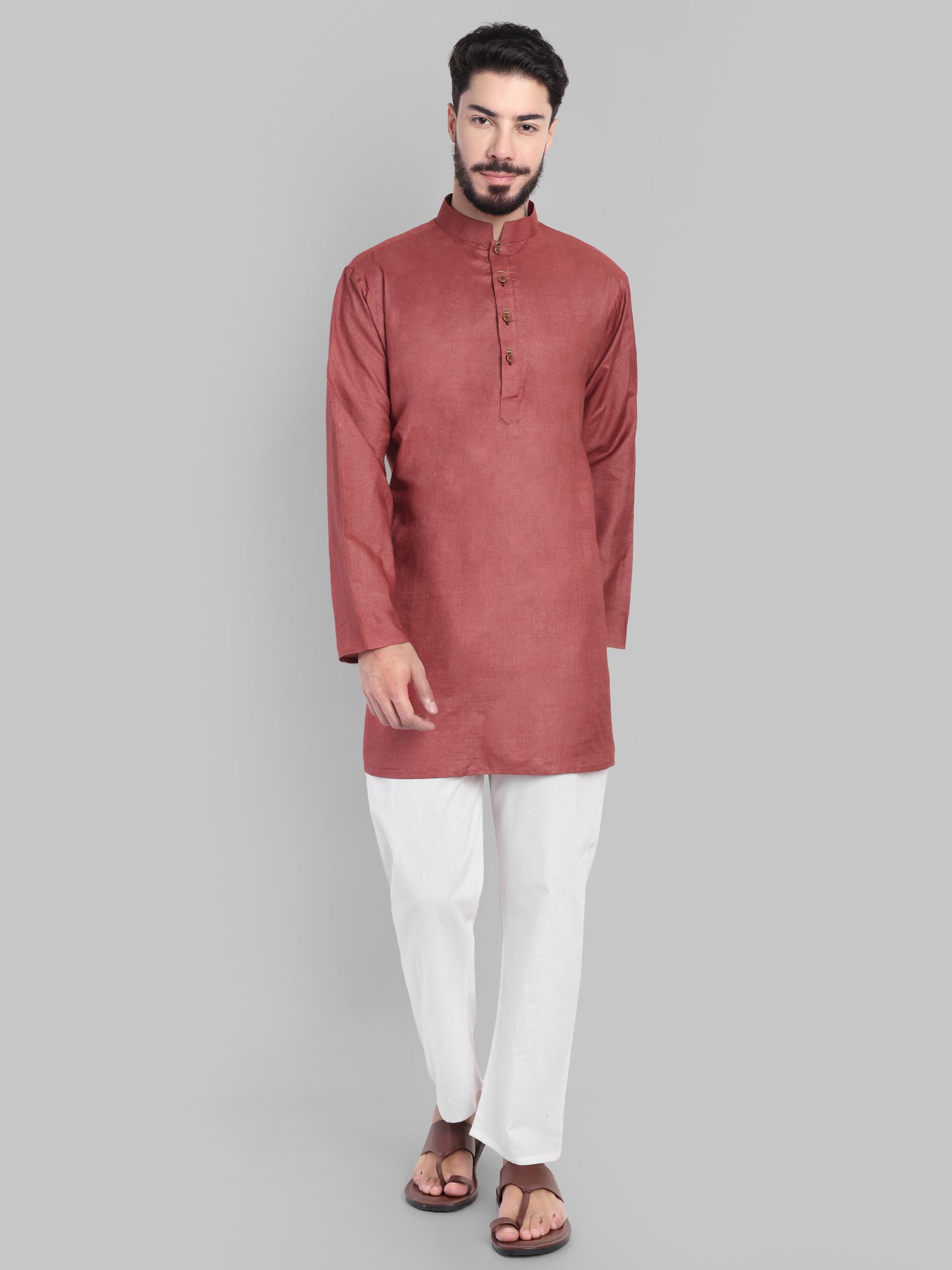 Rust Glow Kurta