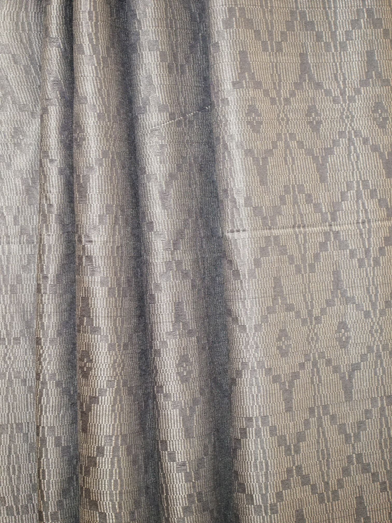 Grey & Gold fusion Saree