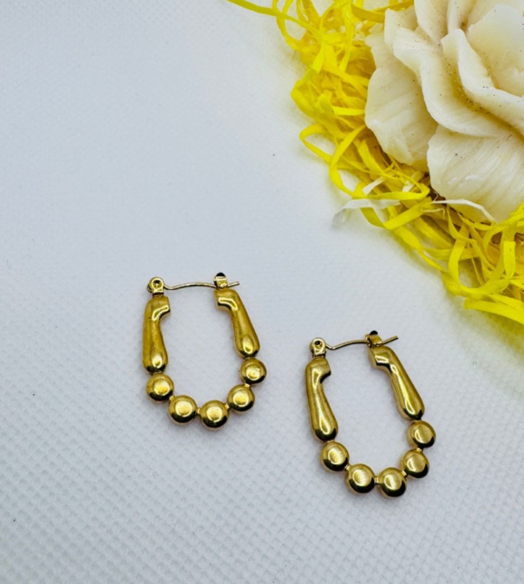 Rectangular Hoops earrings