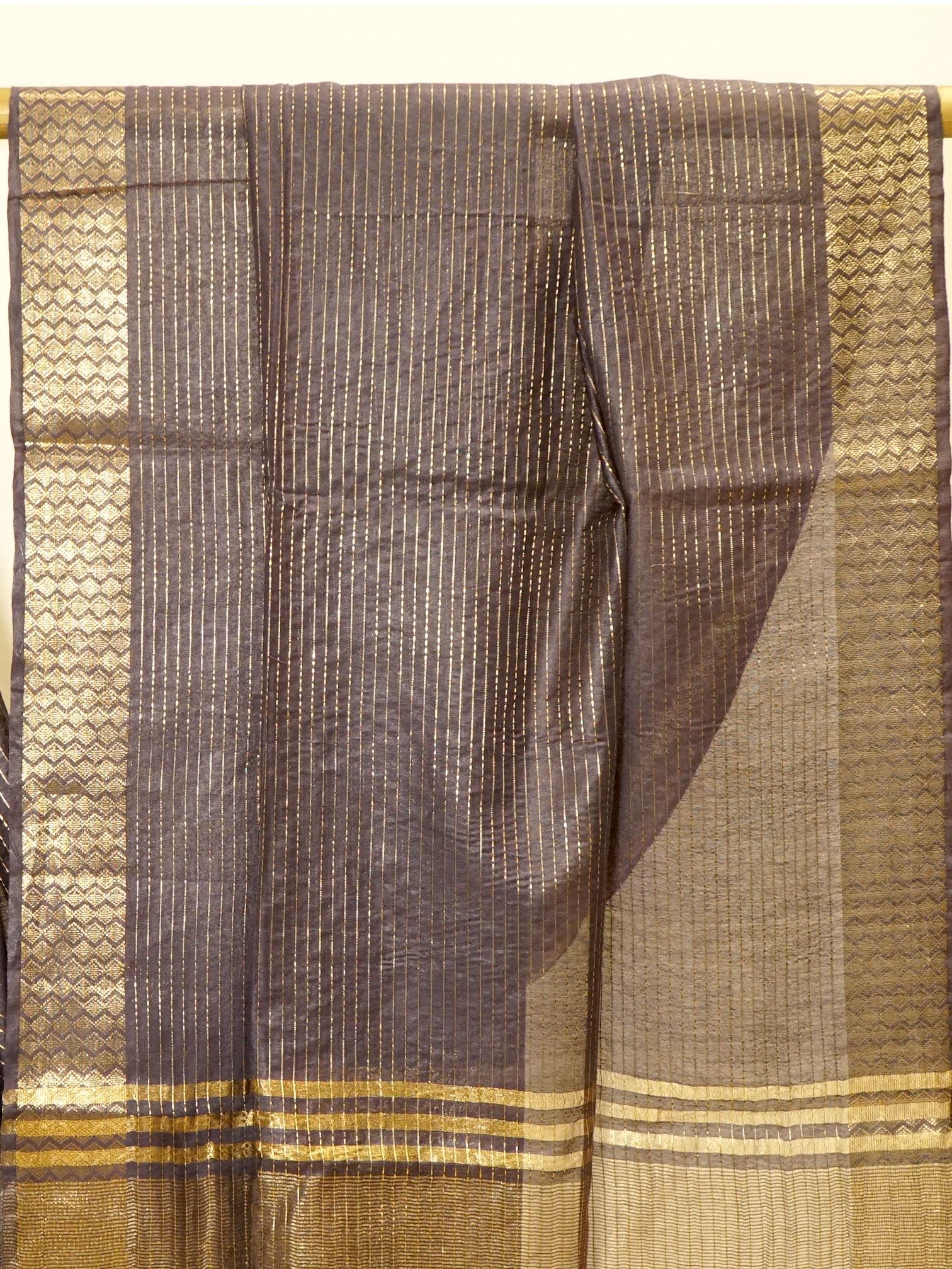 Golden Sapphire Saree