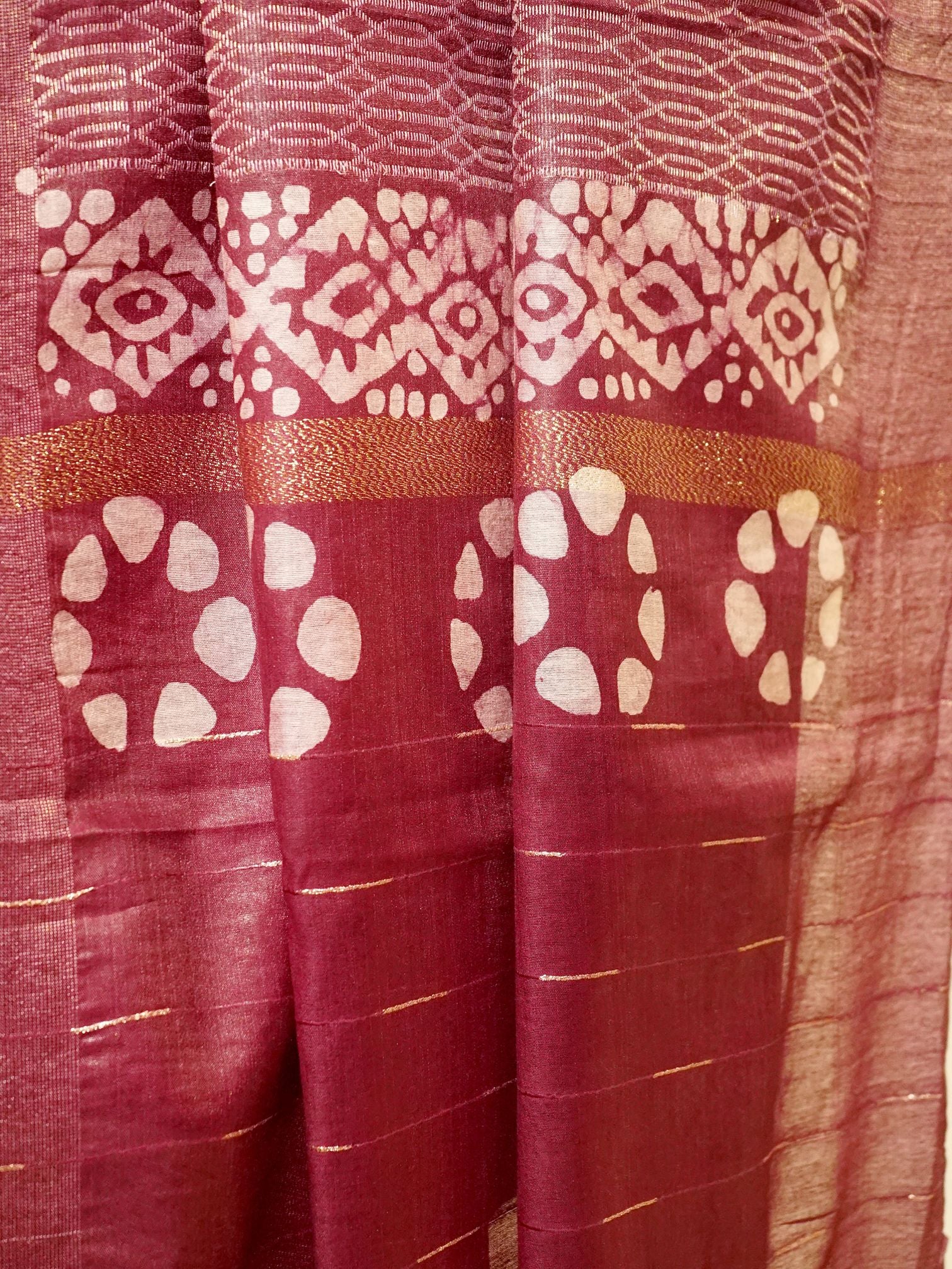 Maroon Majestic Saree