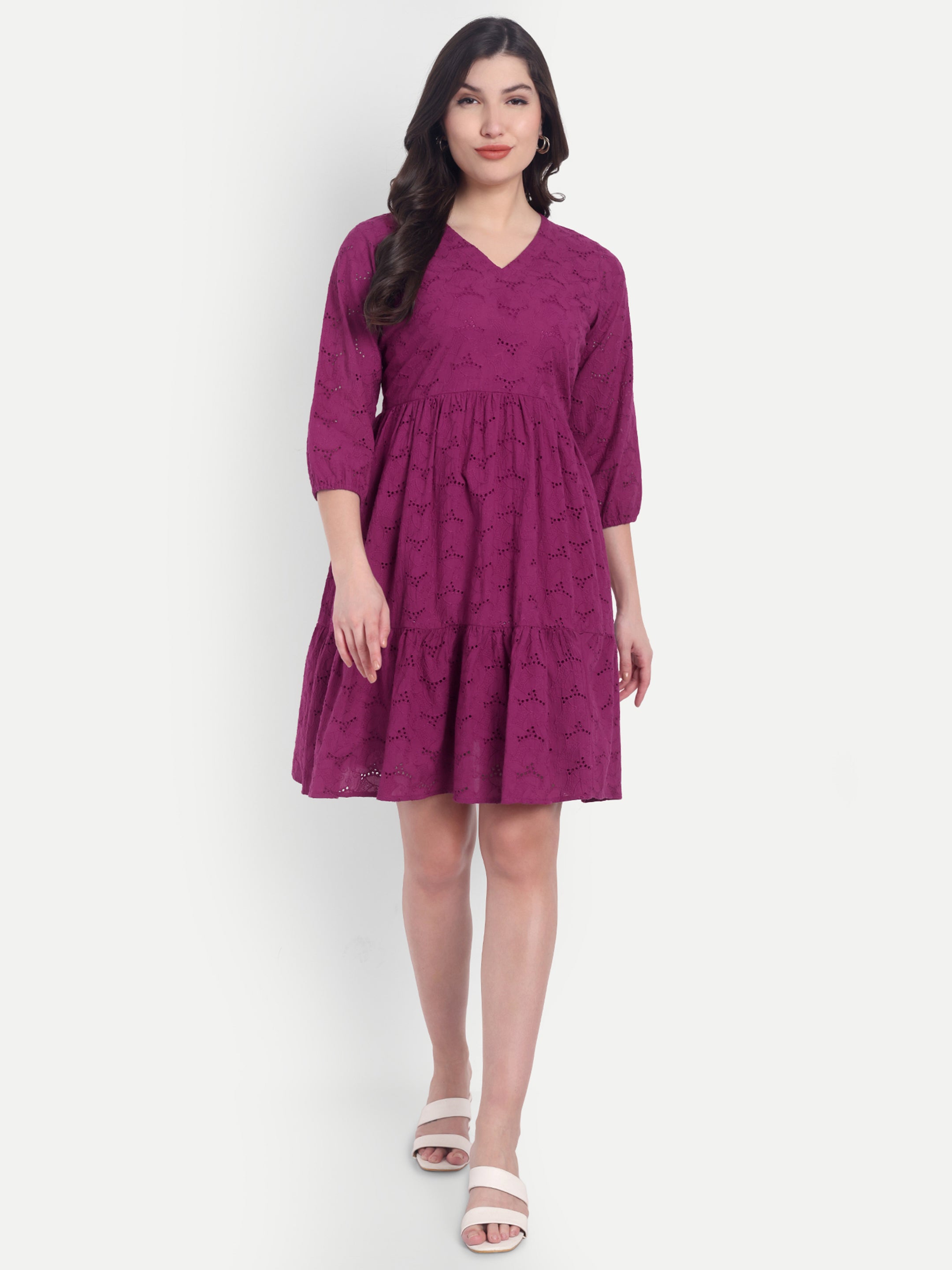 Schiffili  Yoke Dress