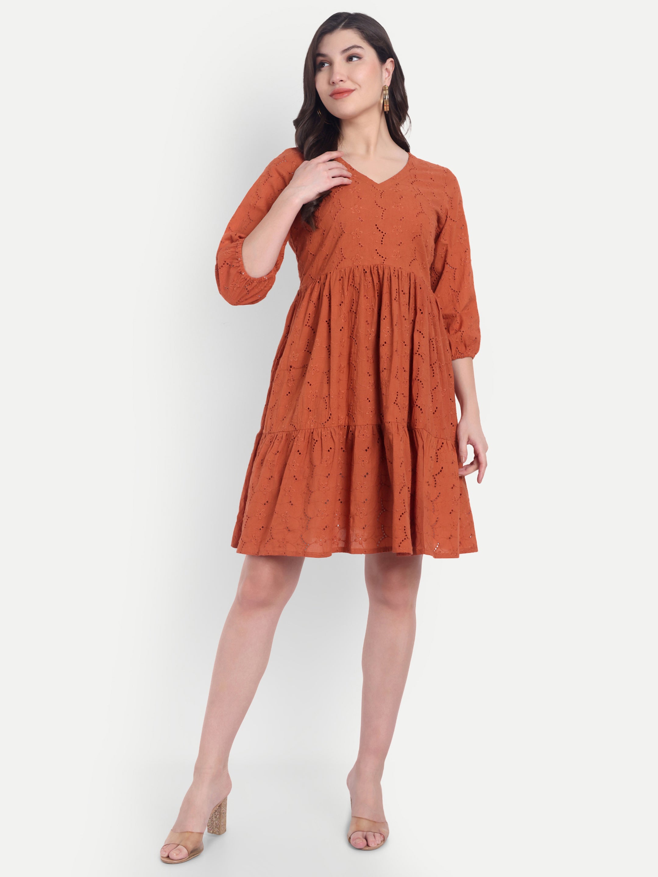 Schiffili  Yoke Dress