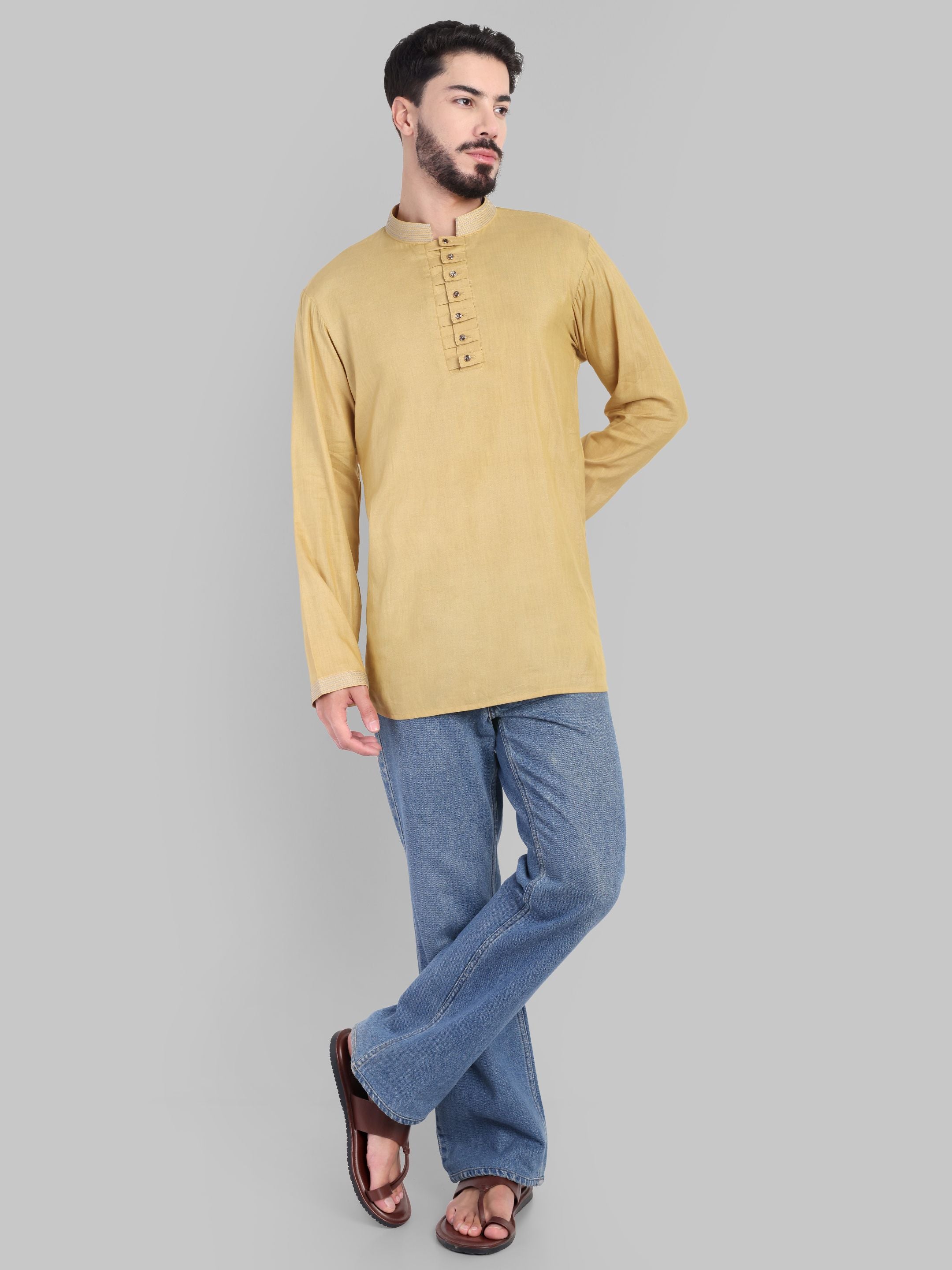 Sunlit Ribbed Kurta