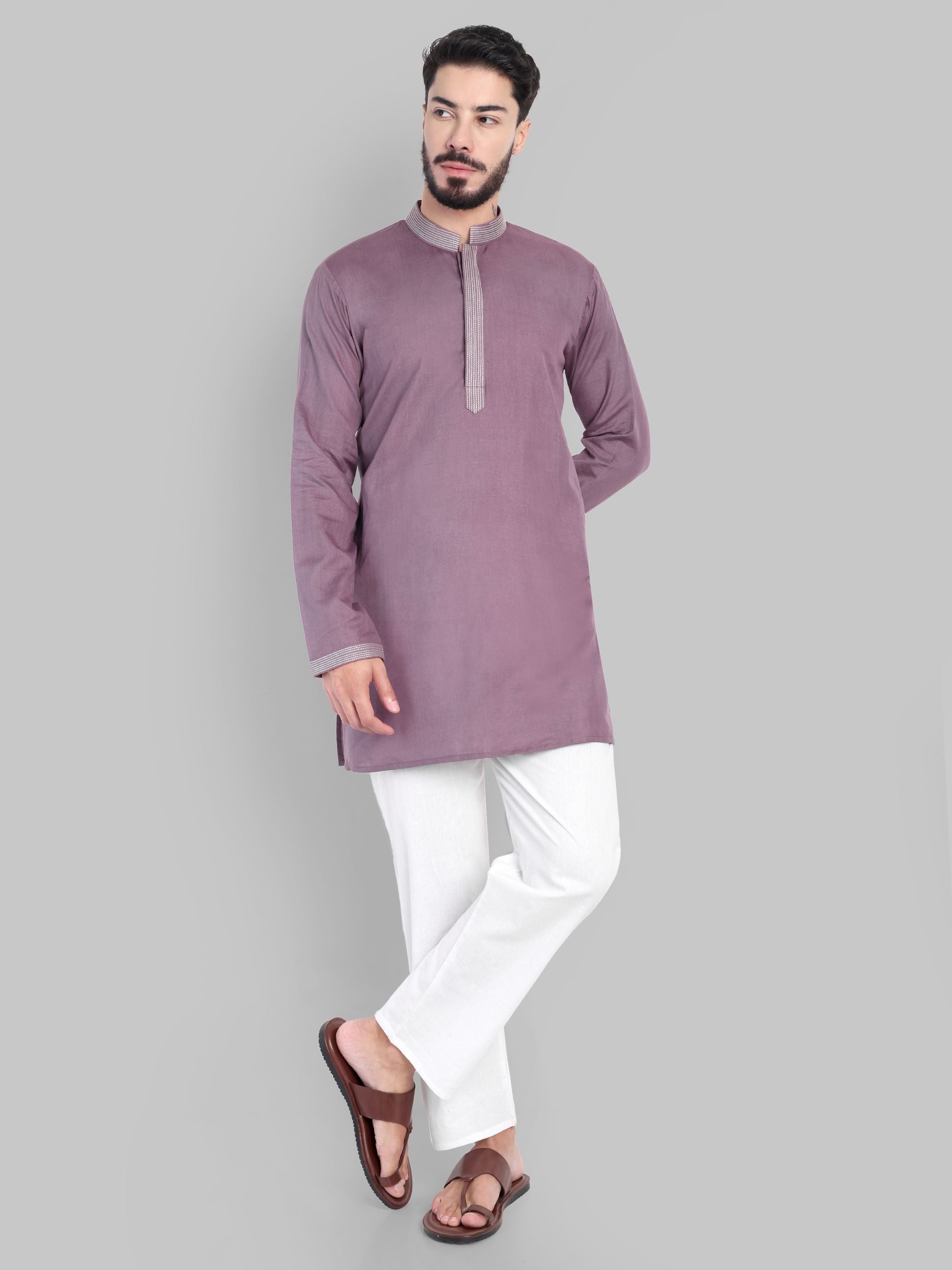 Garnet Stripe Kurta