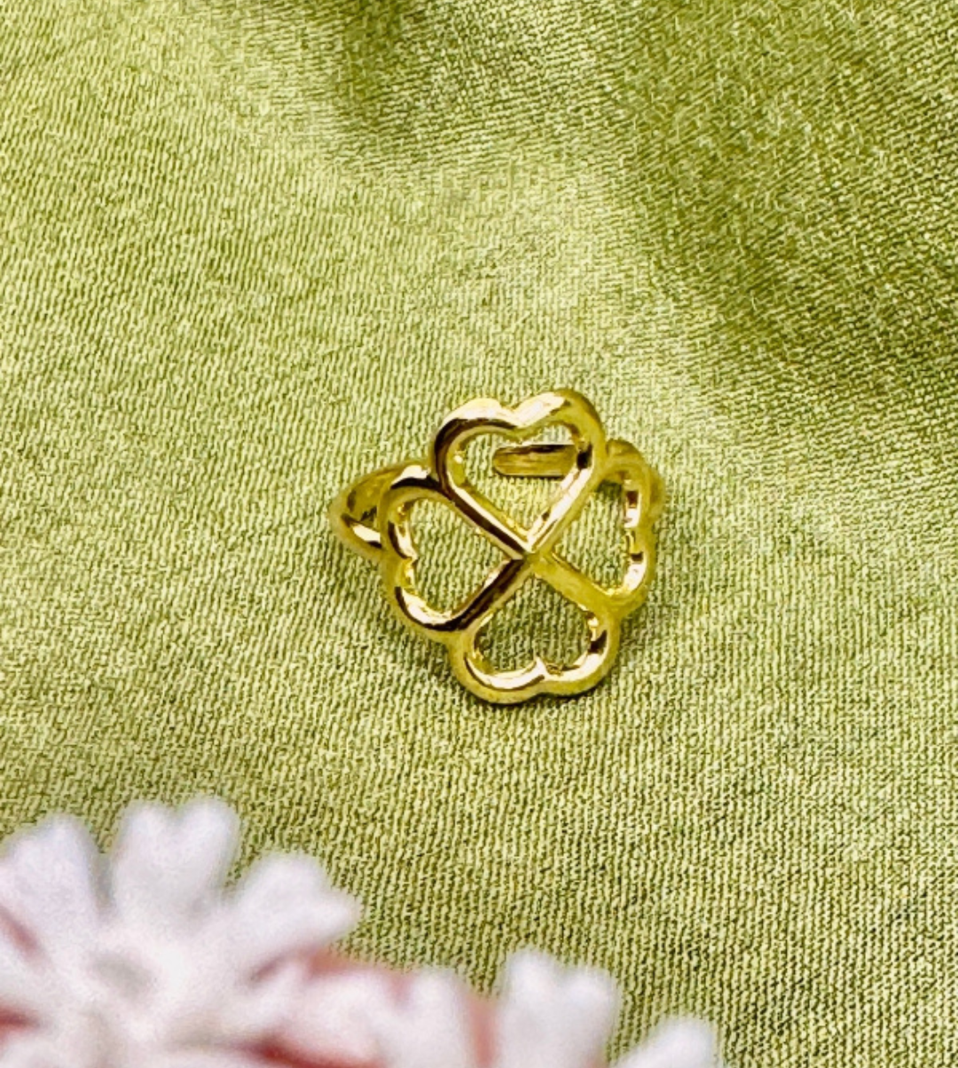 Clover Adjustable Ring