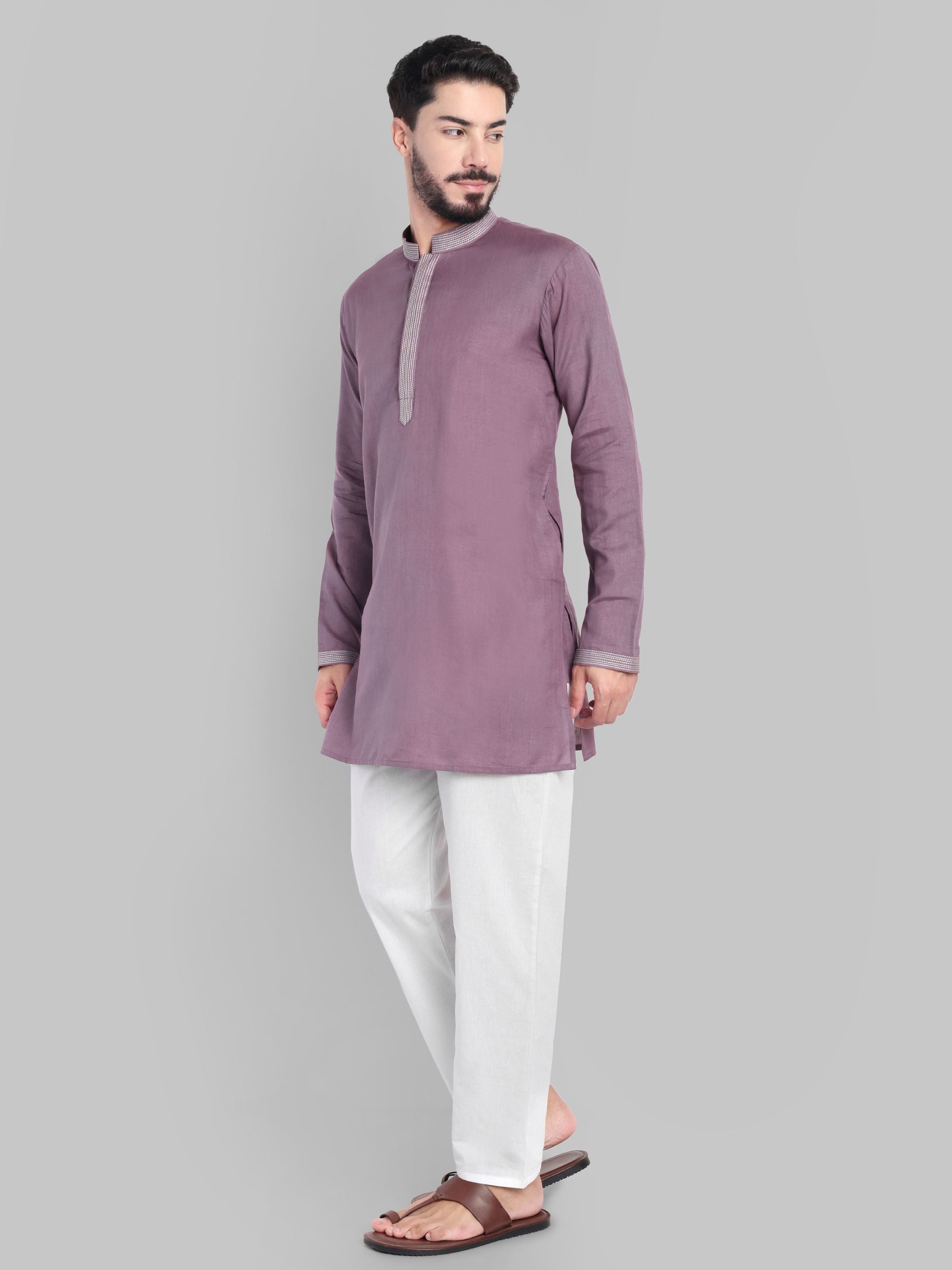 Garnet Stripe Kurta
