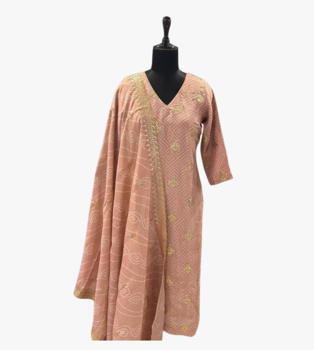 Timeless Bandhej Suit