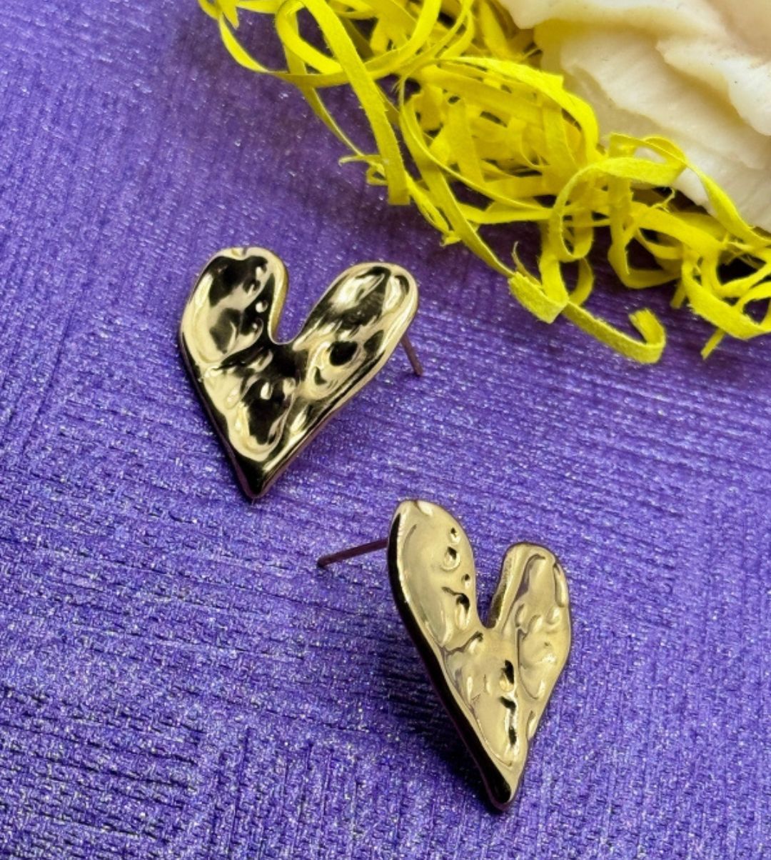 Heart Shaped Stud  Earrings