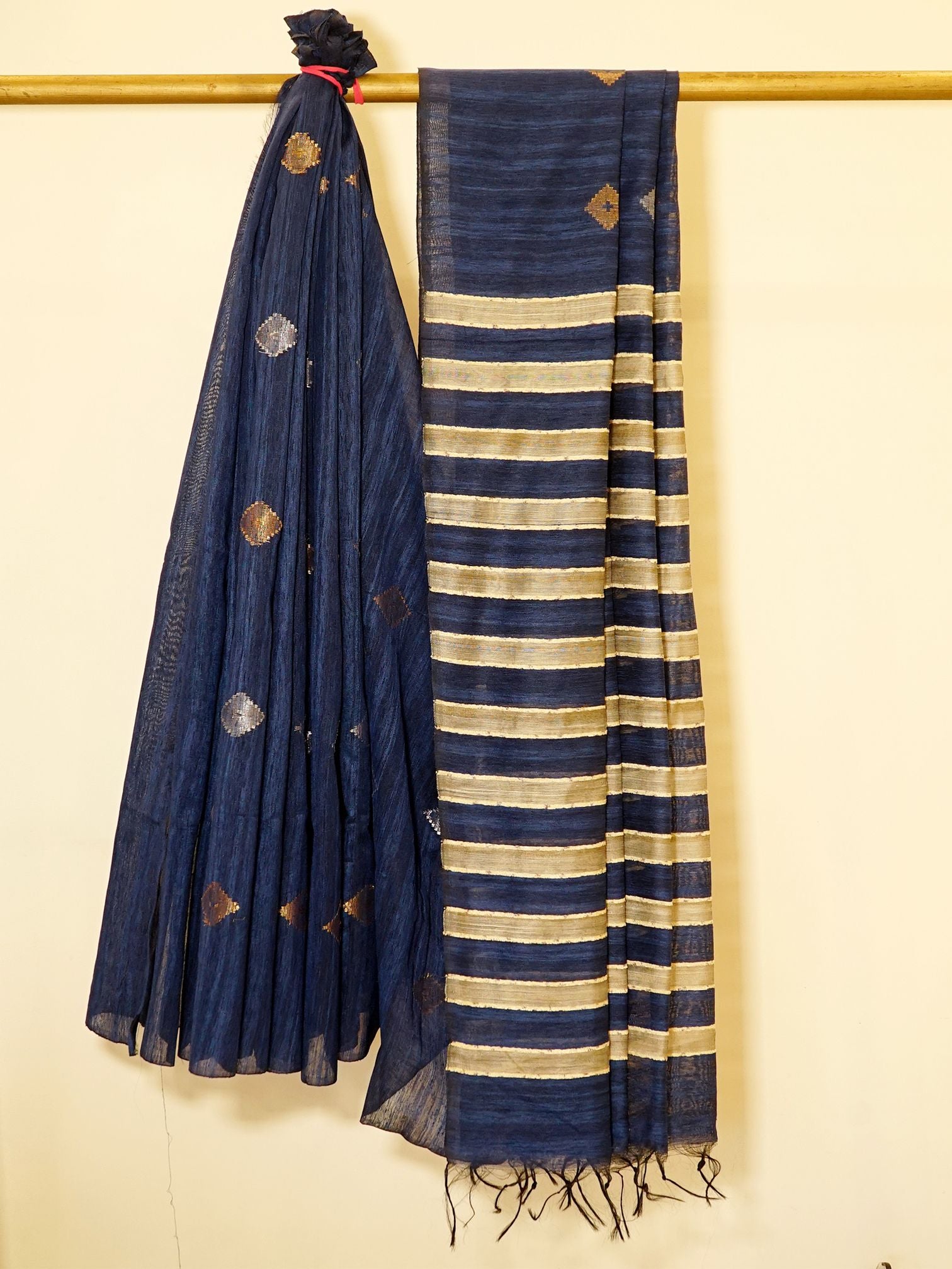 Blue Ember Saree