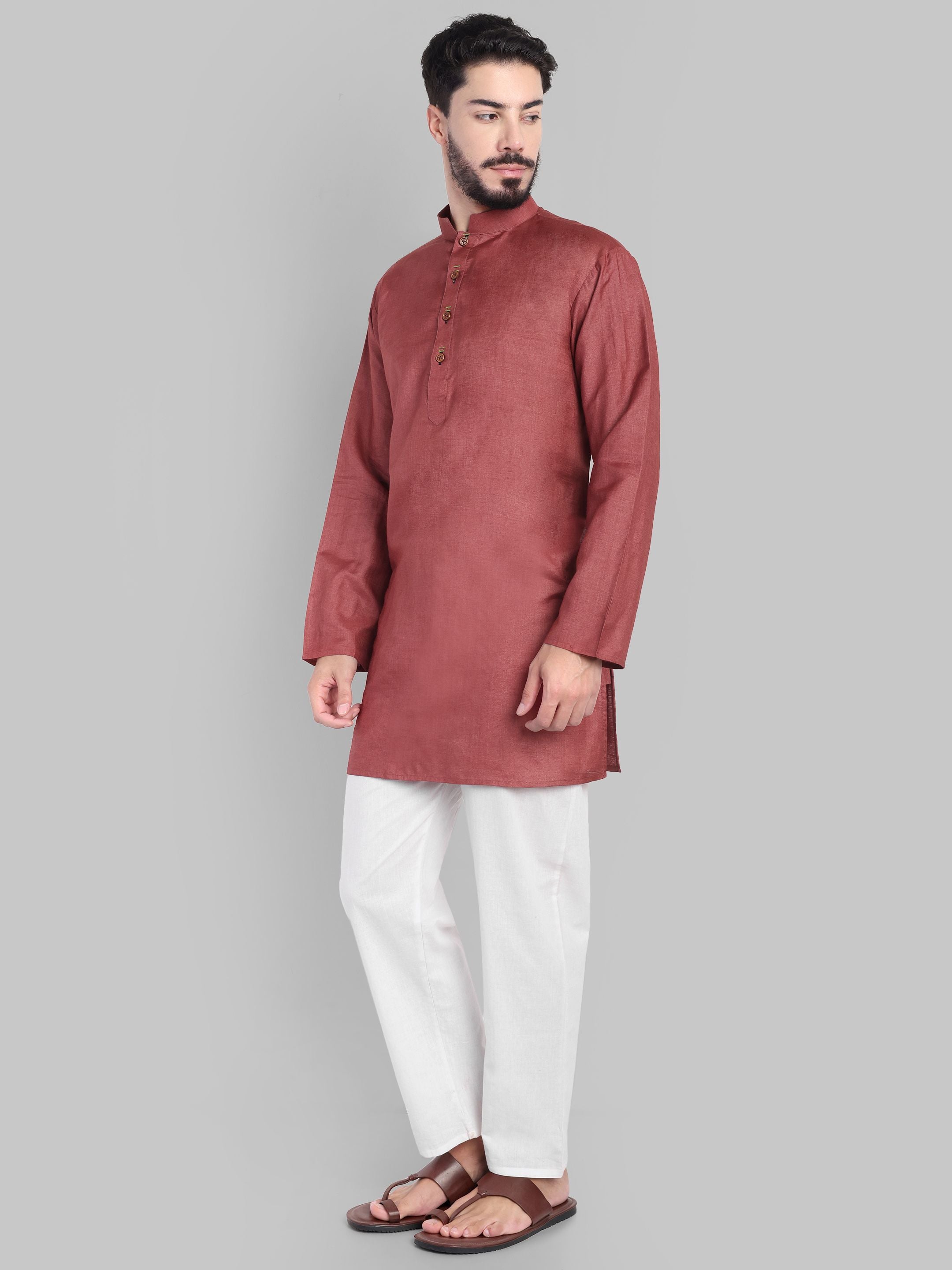 Rust Glow Kurta