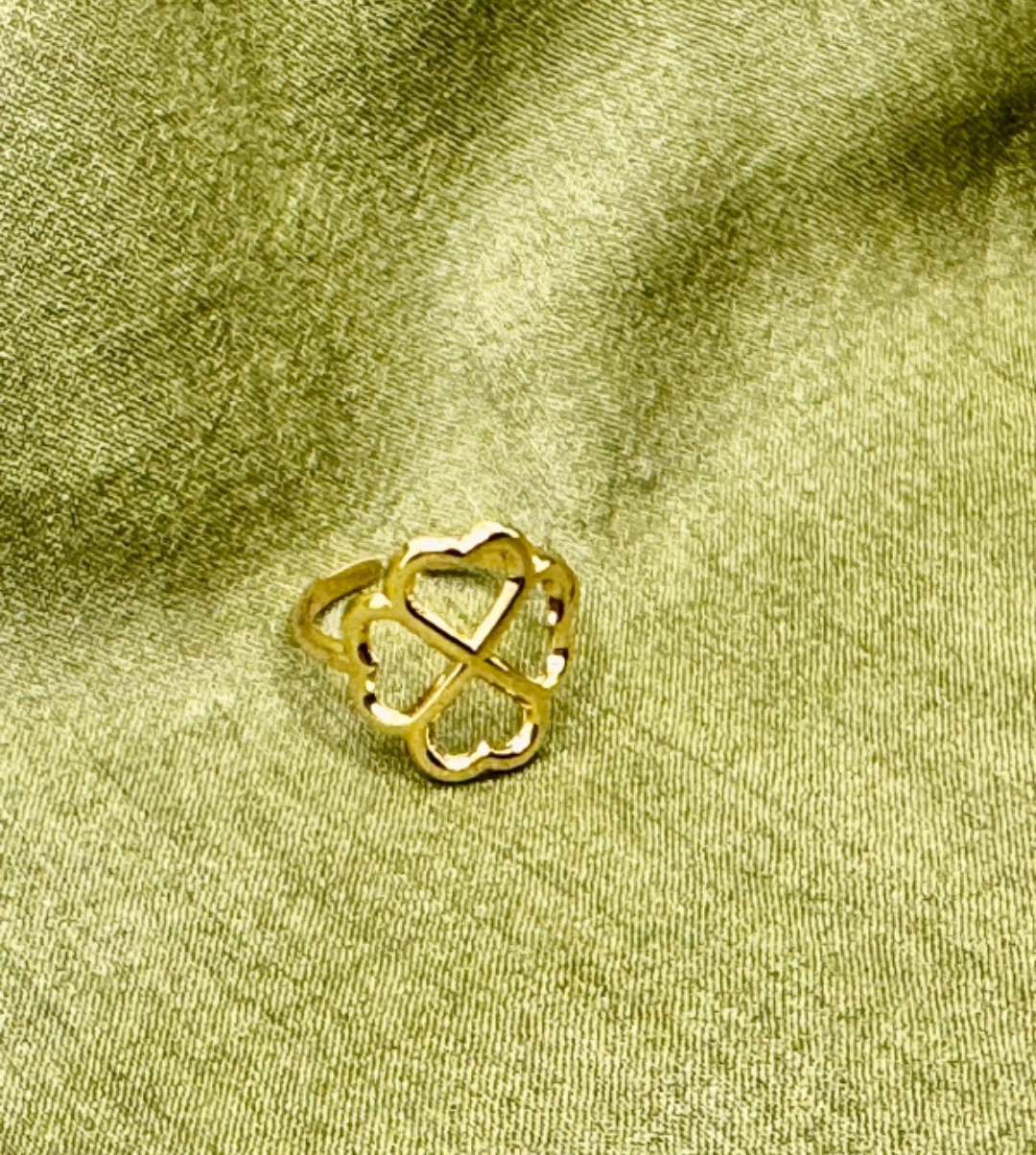 Clover Adjustable Ring