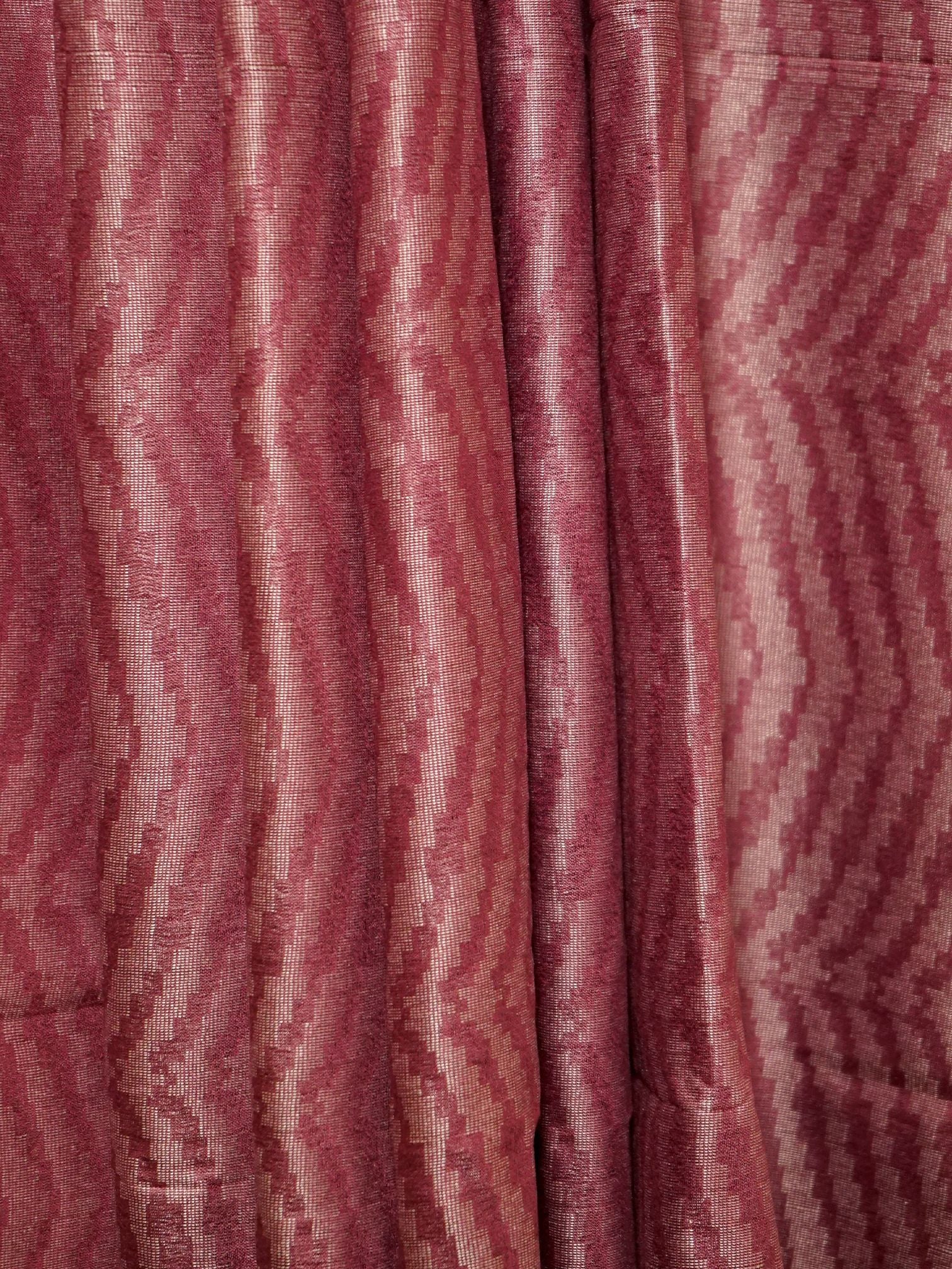 Golden Crimson Saree