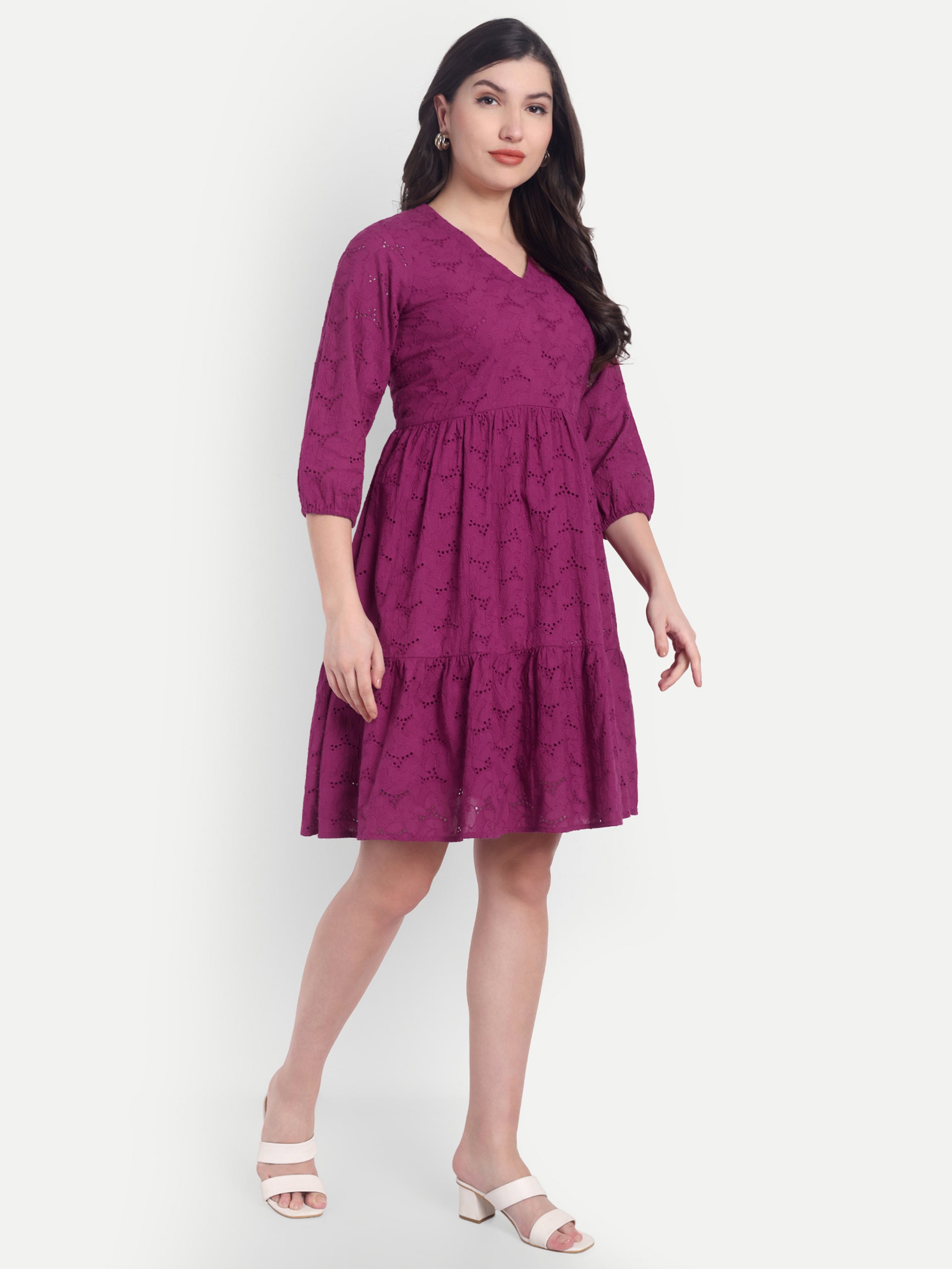 Schiffili  Yoke Dress