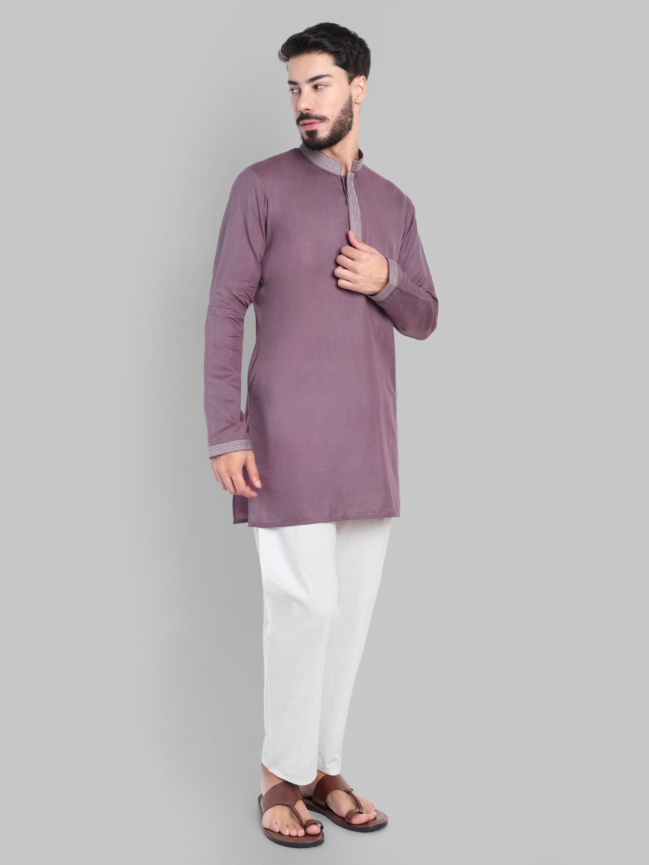 Garnet Stripe Kurta