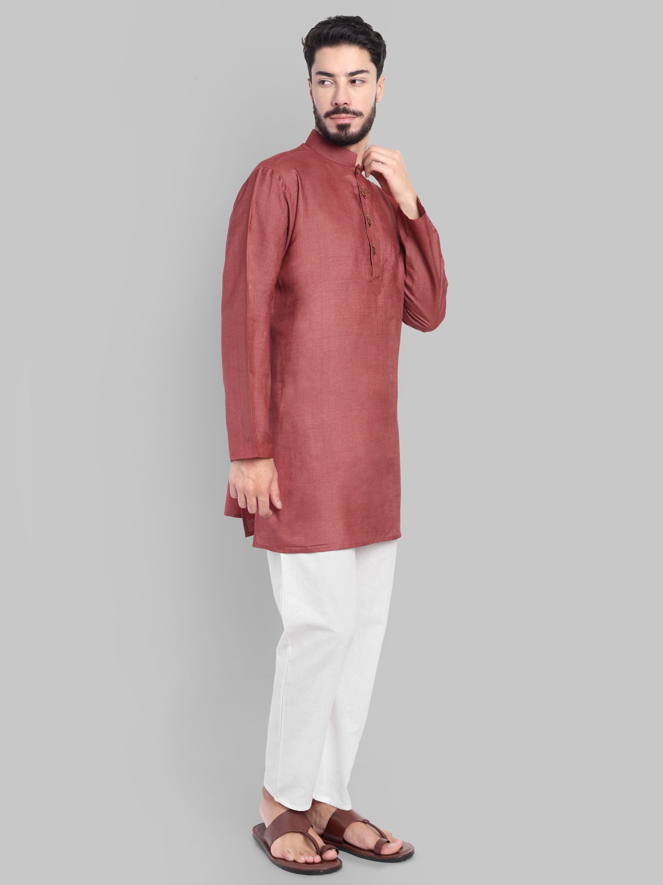 Rust Glow Kurta