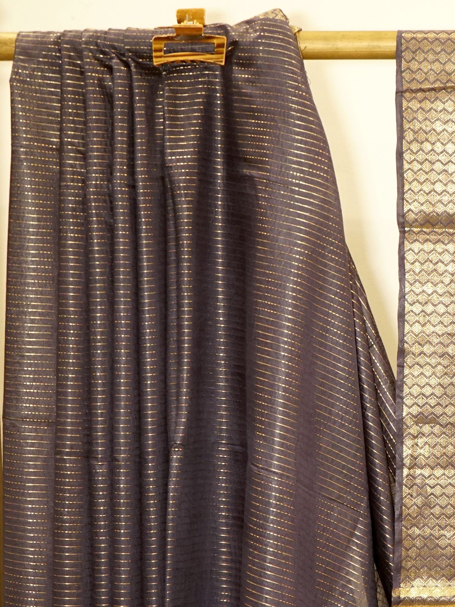 Golden Sapphire Saree