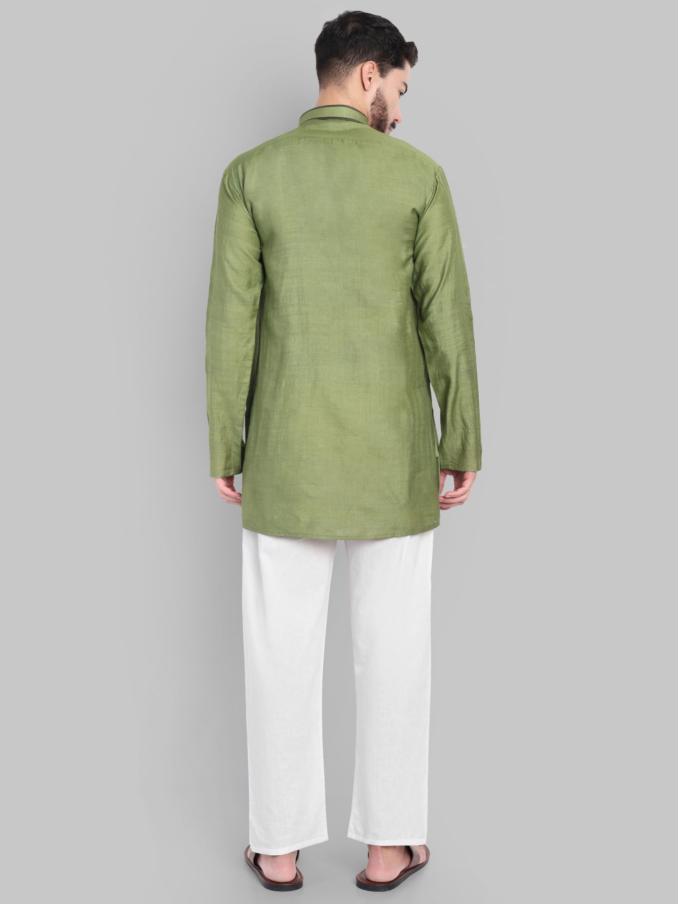 Olive Edge Kurta