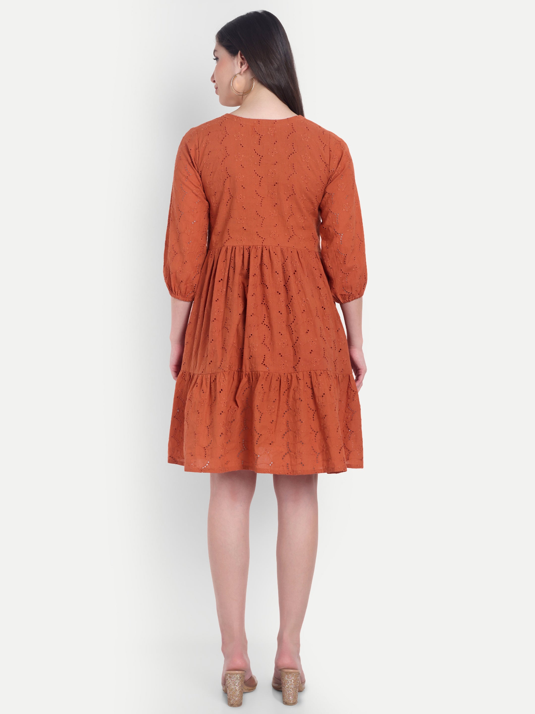 Schiffili  Yoke Dress