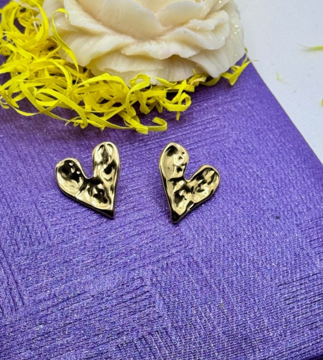 Heart Shaped Stud  Earrings