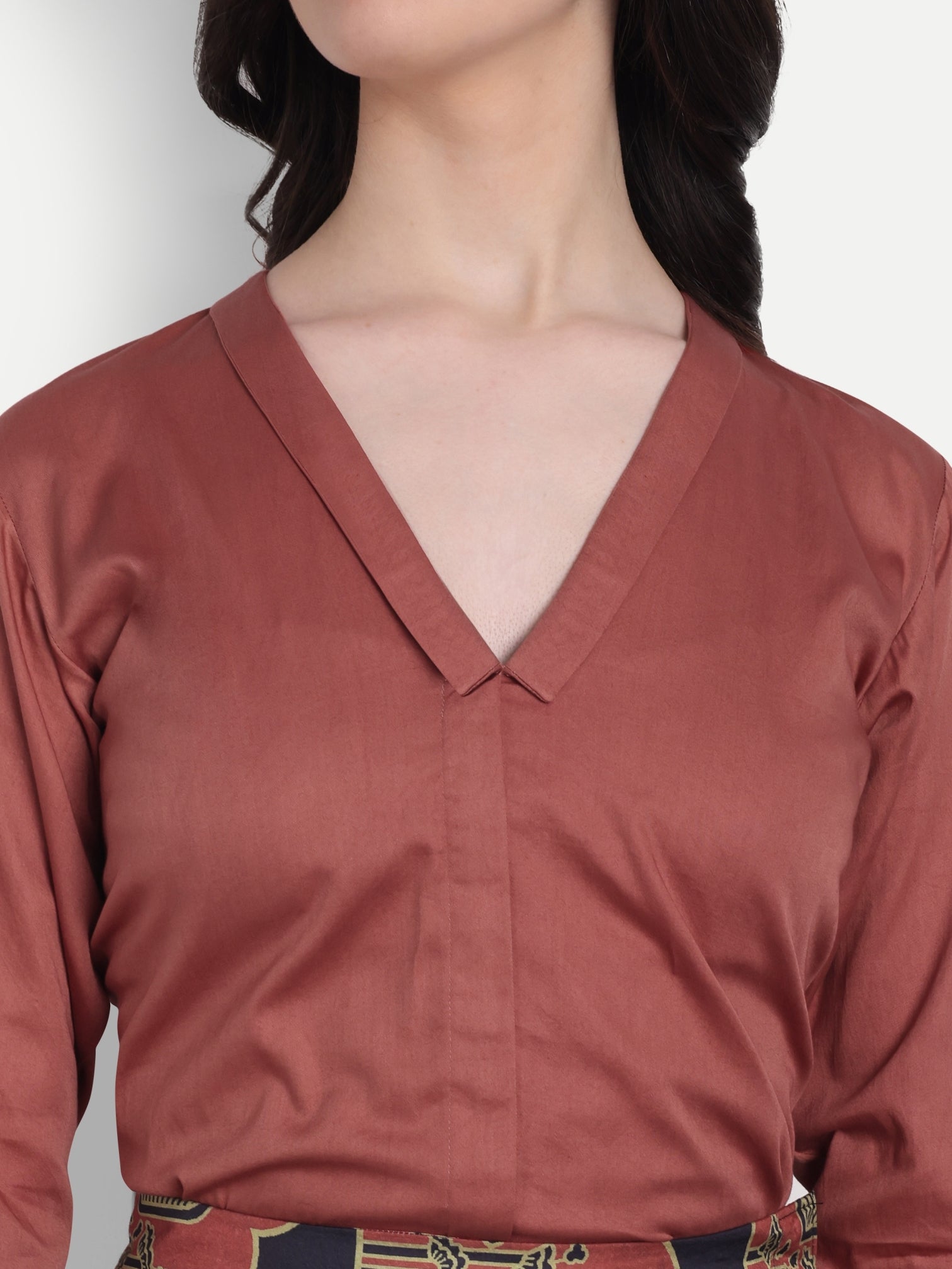 Indie Chic Skirt Top Brown