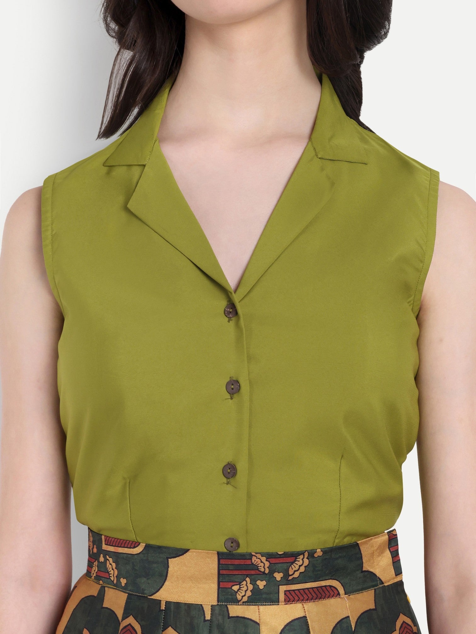 Indie Chic Skirt Top Green