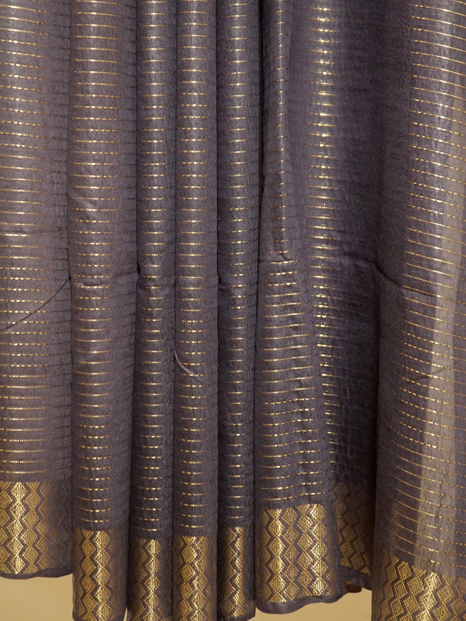 Golden Sapphire Saree