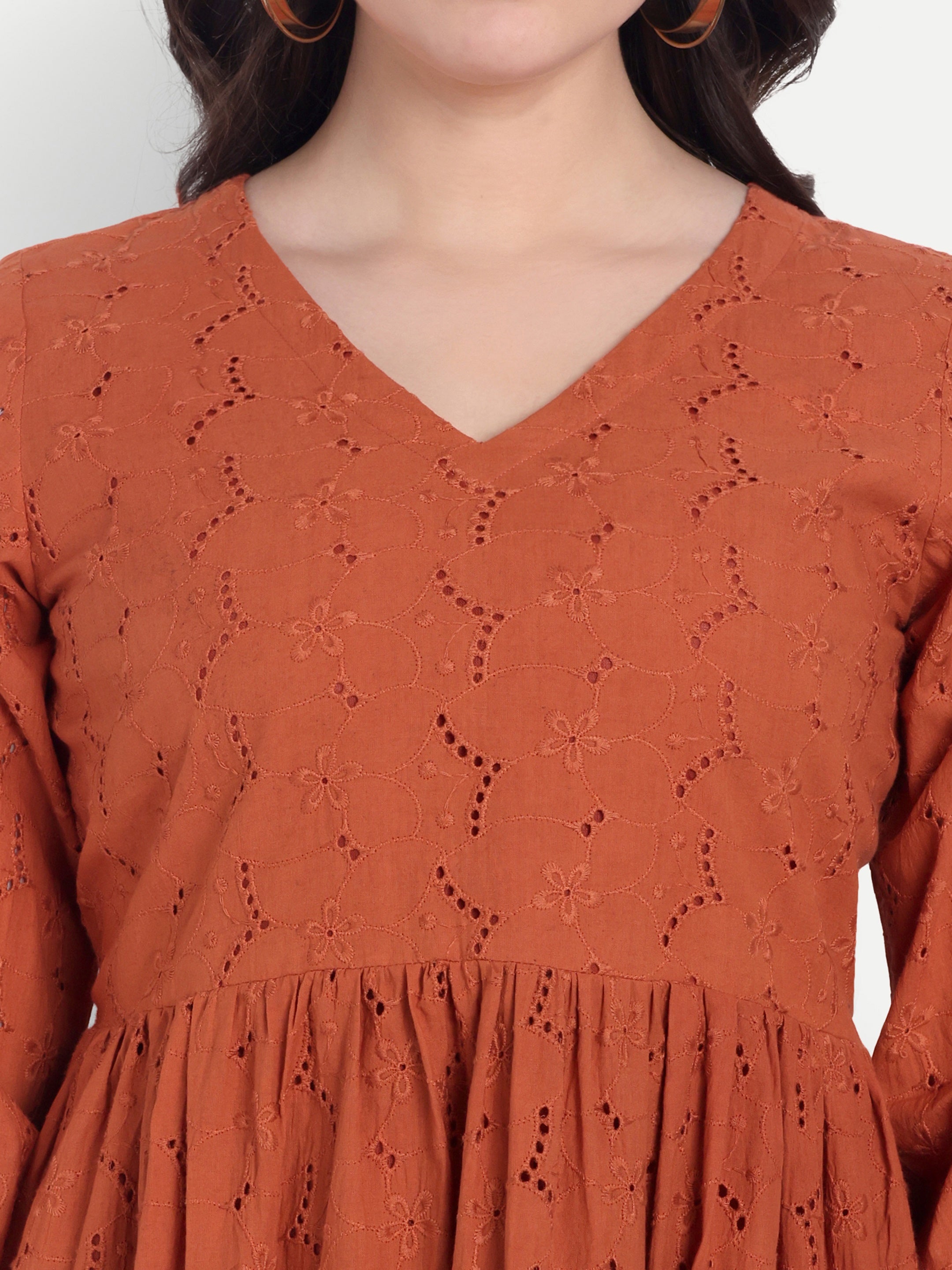 Schiffili  Yoke Dress