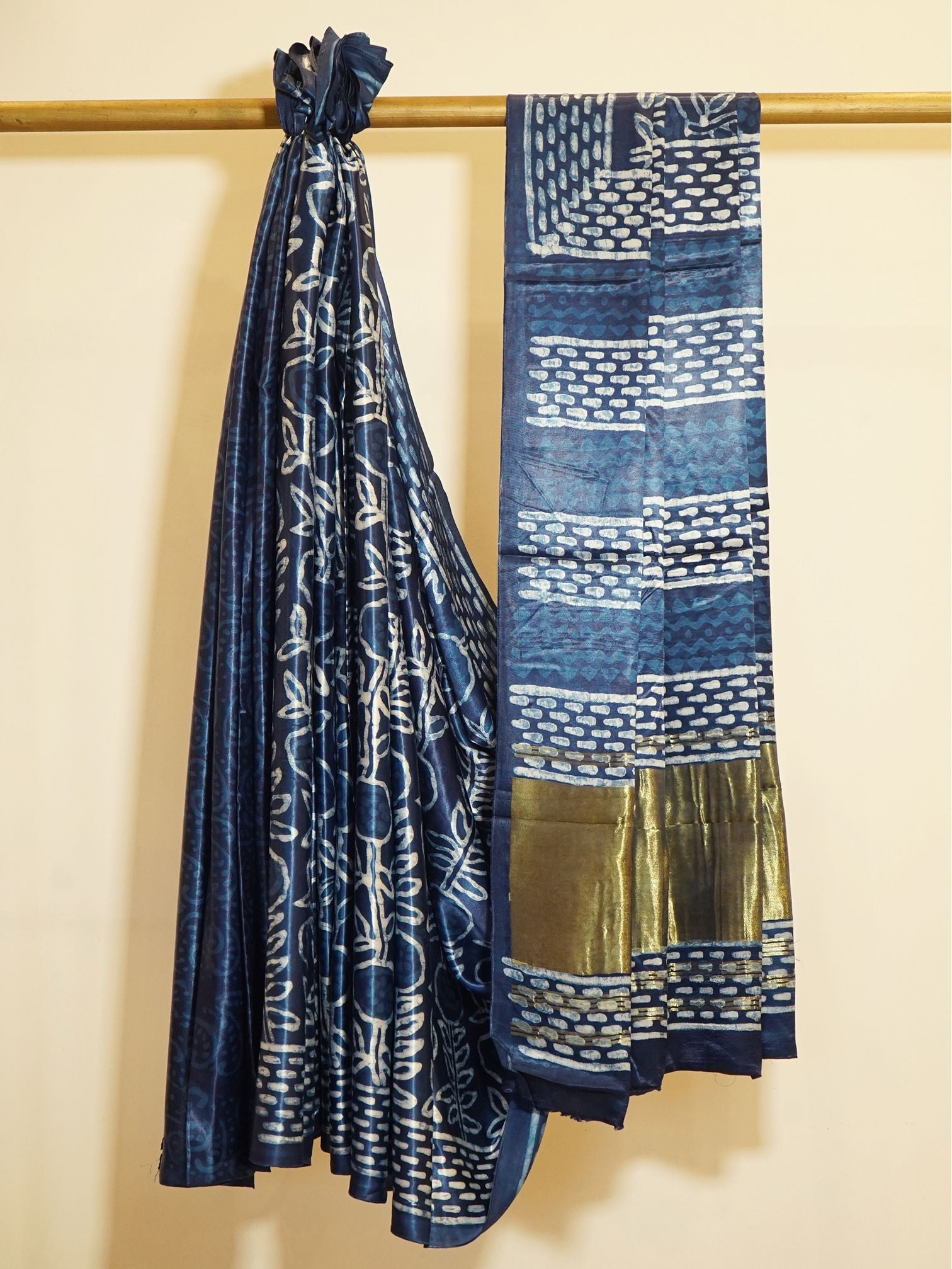 Indigo Bloom Saree