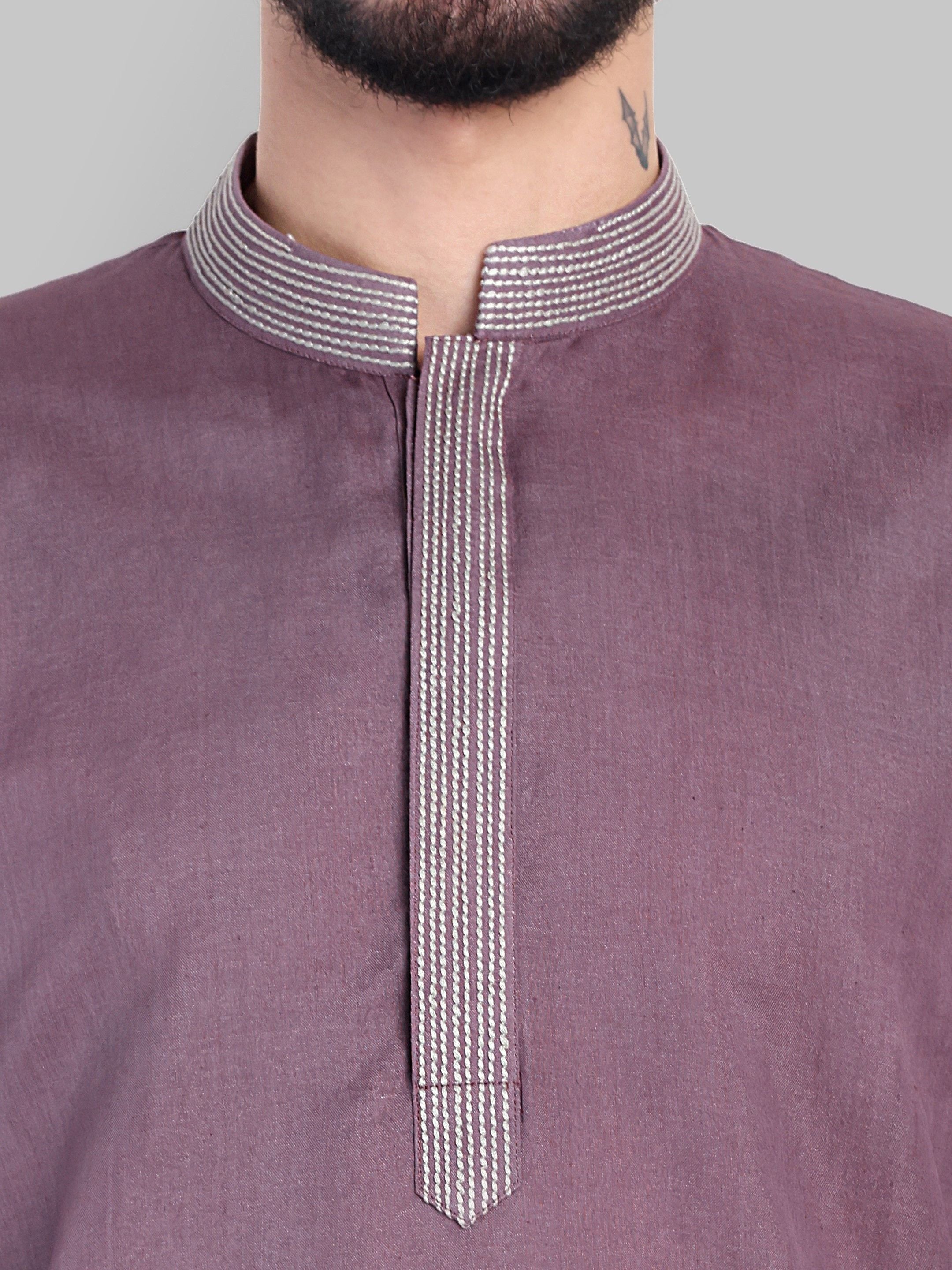 Garnet Stripe Kurta