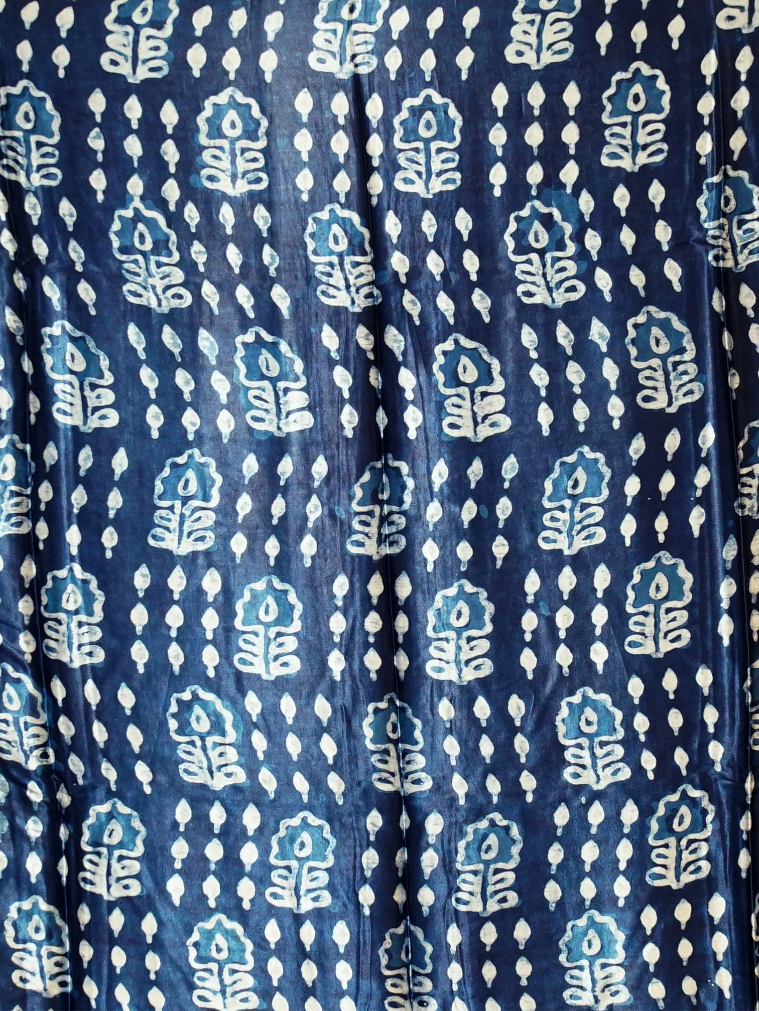 Indigo Bloom Saree