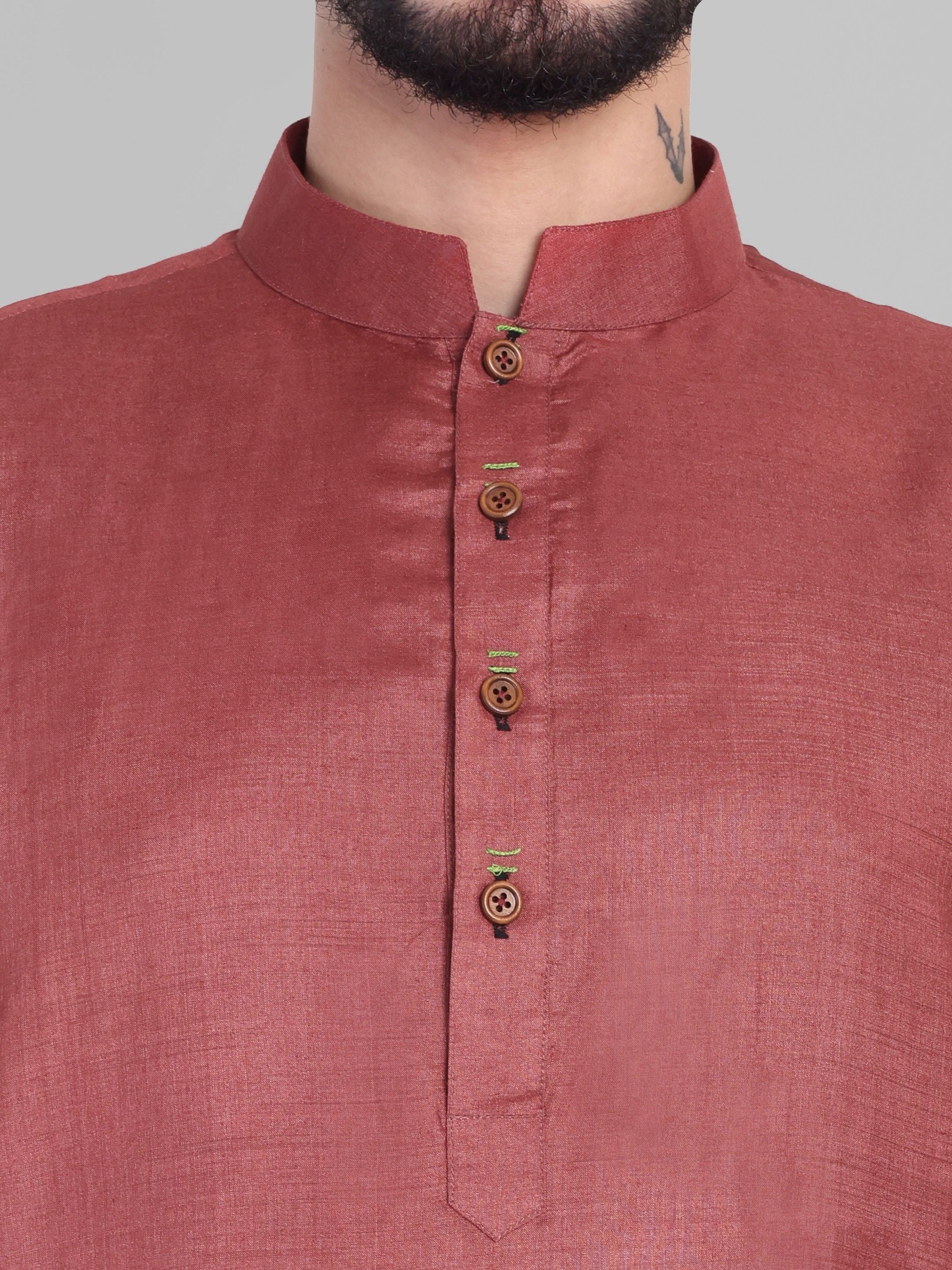 Rust Glow Kurta