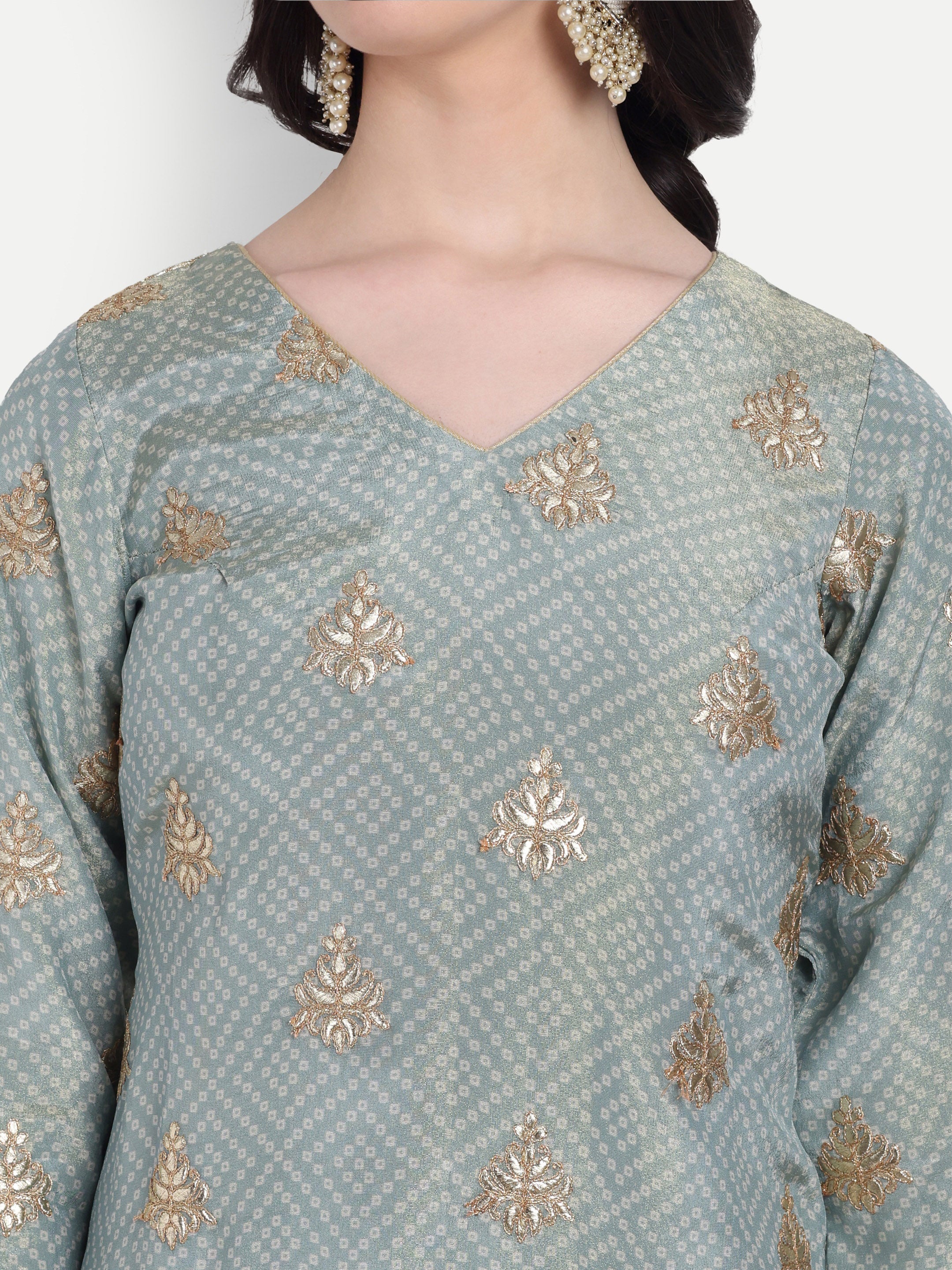 Timeless Bandhej Suit