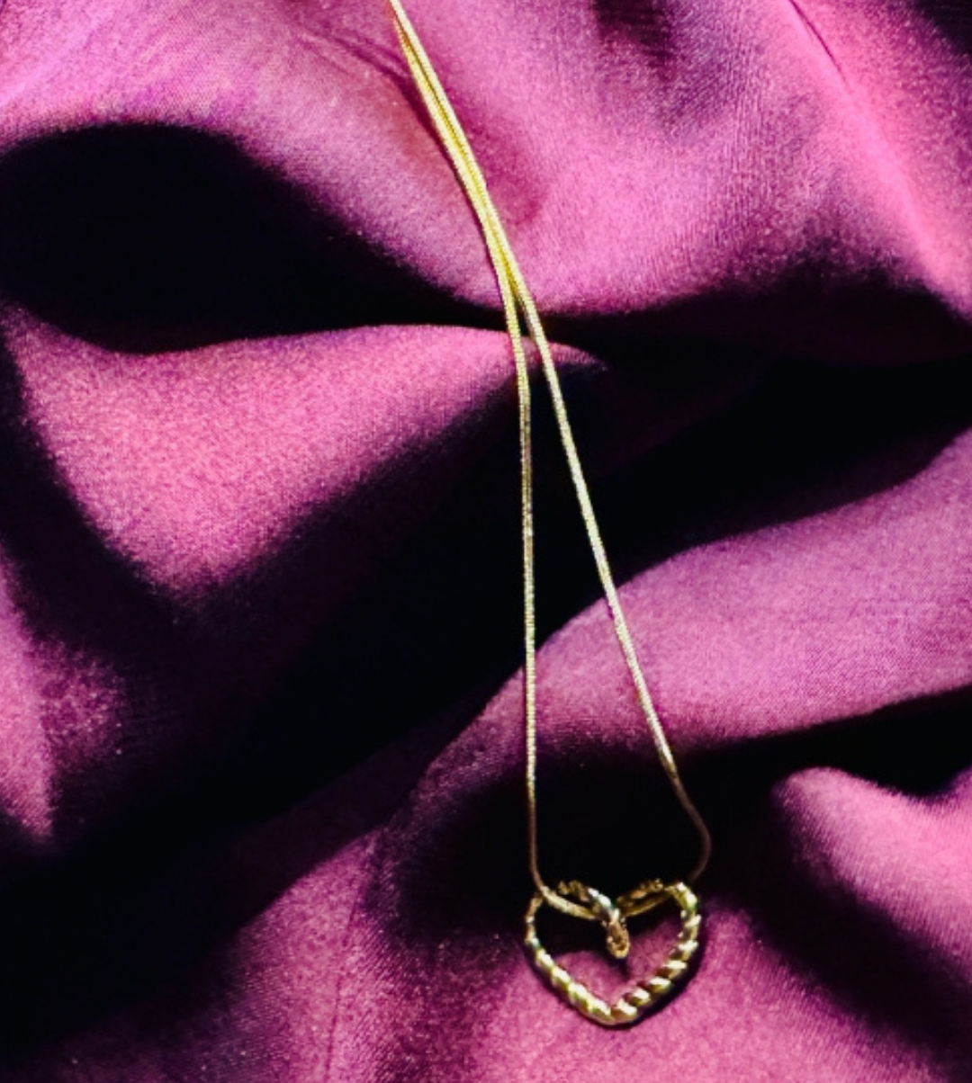 Twisted Heart Necklace