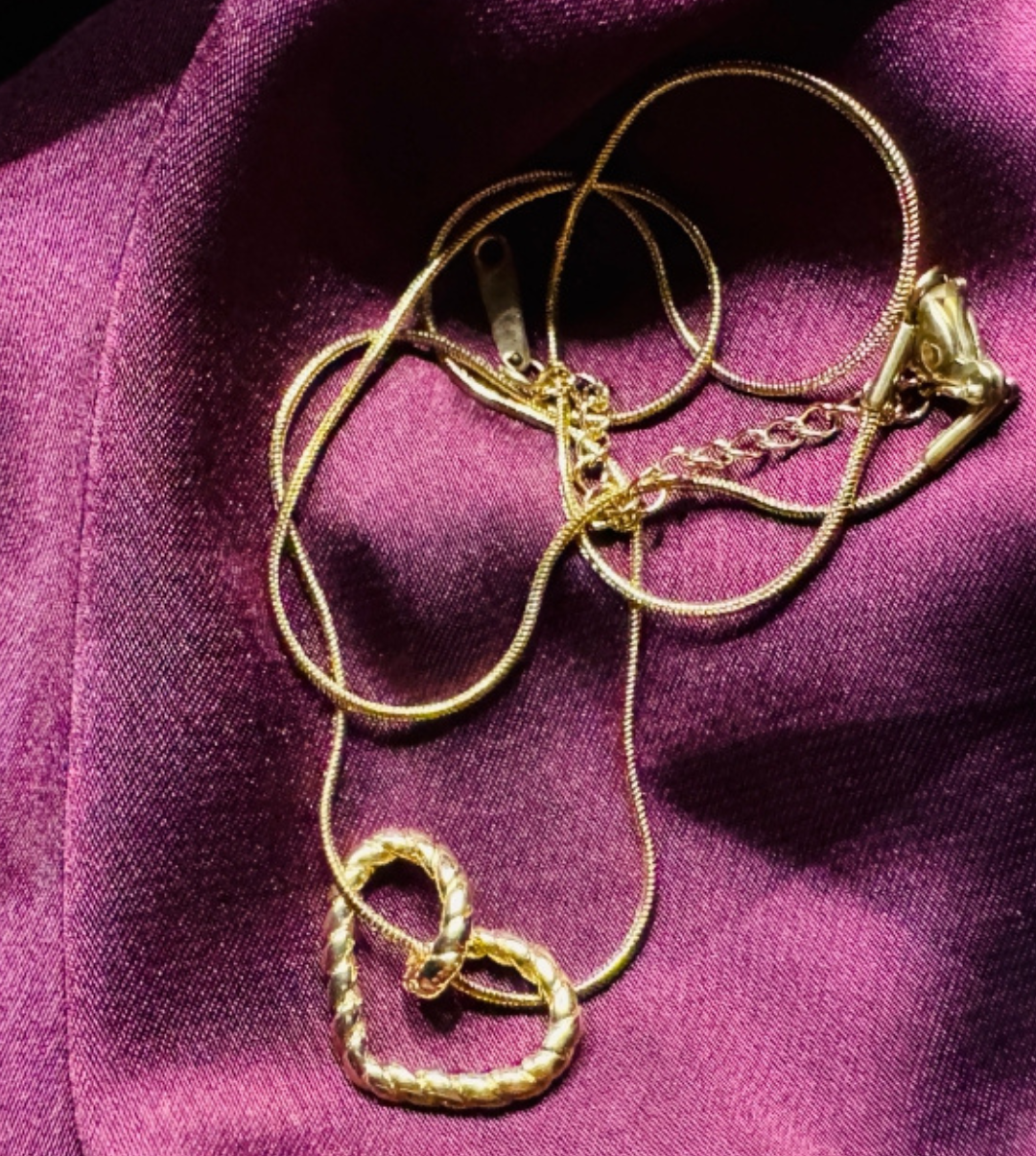 Twisted Heart Necklace