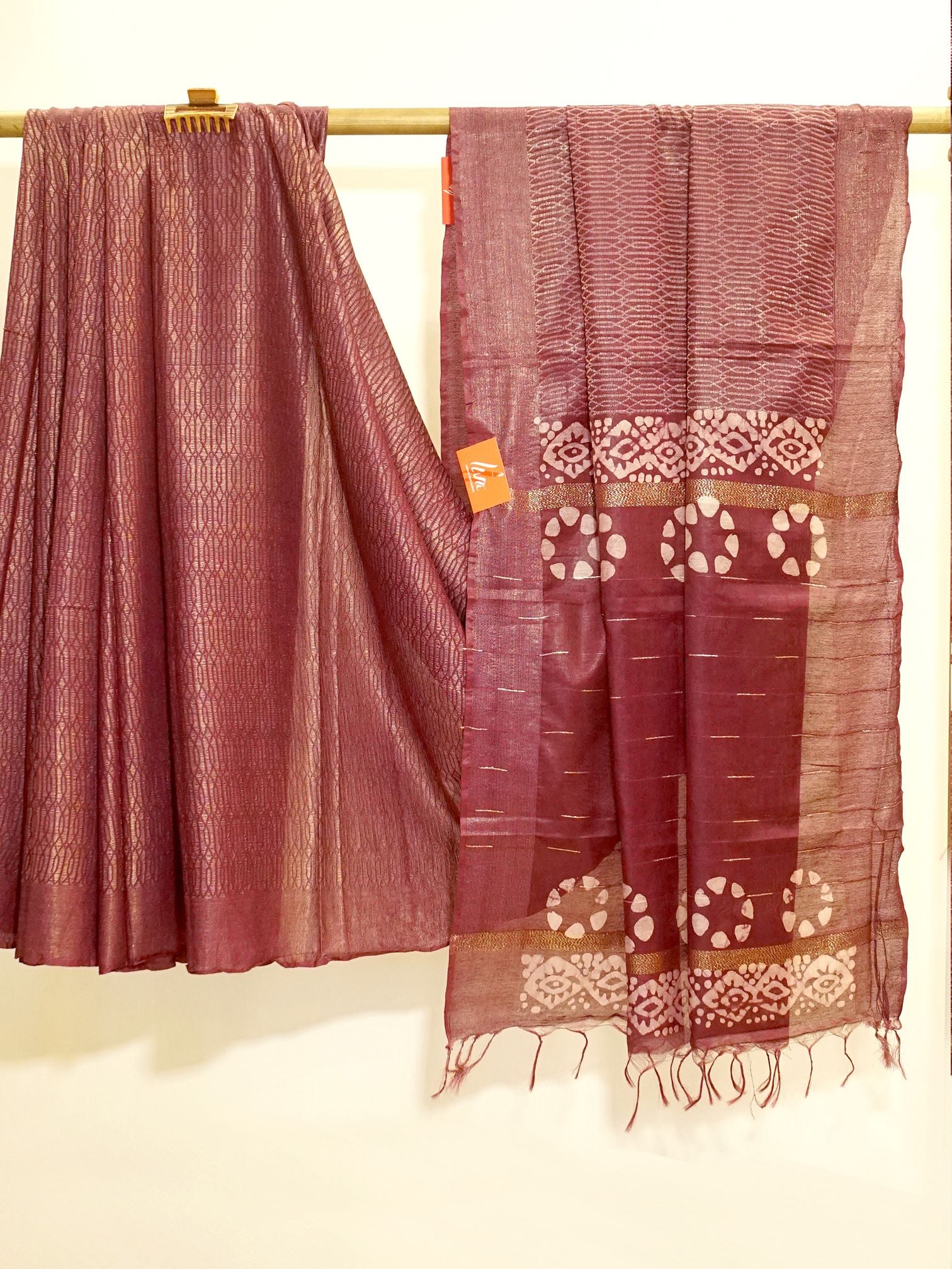 Maroon Majestic Saree