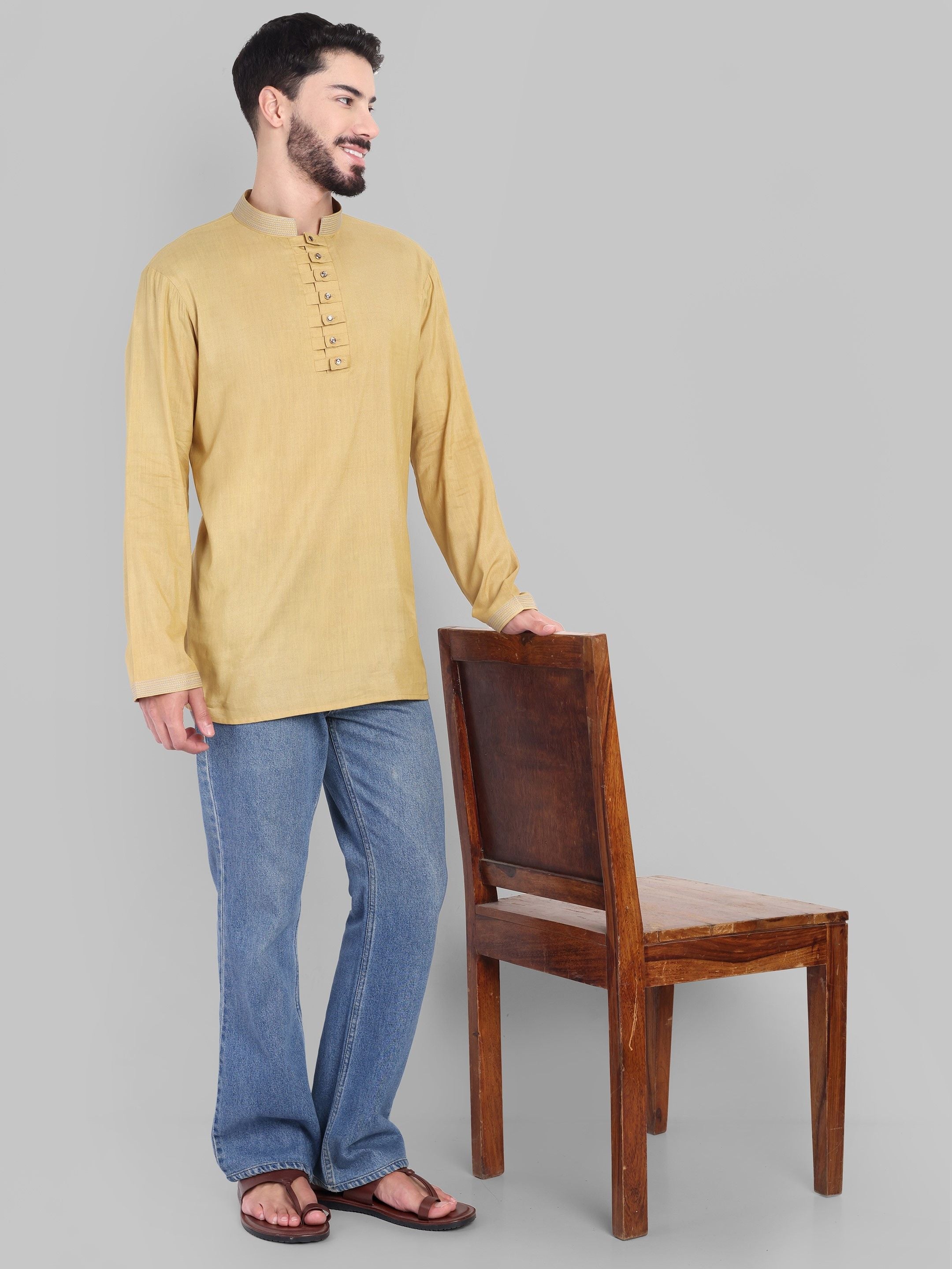 Sunlit Ribbed Kurta