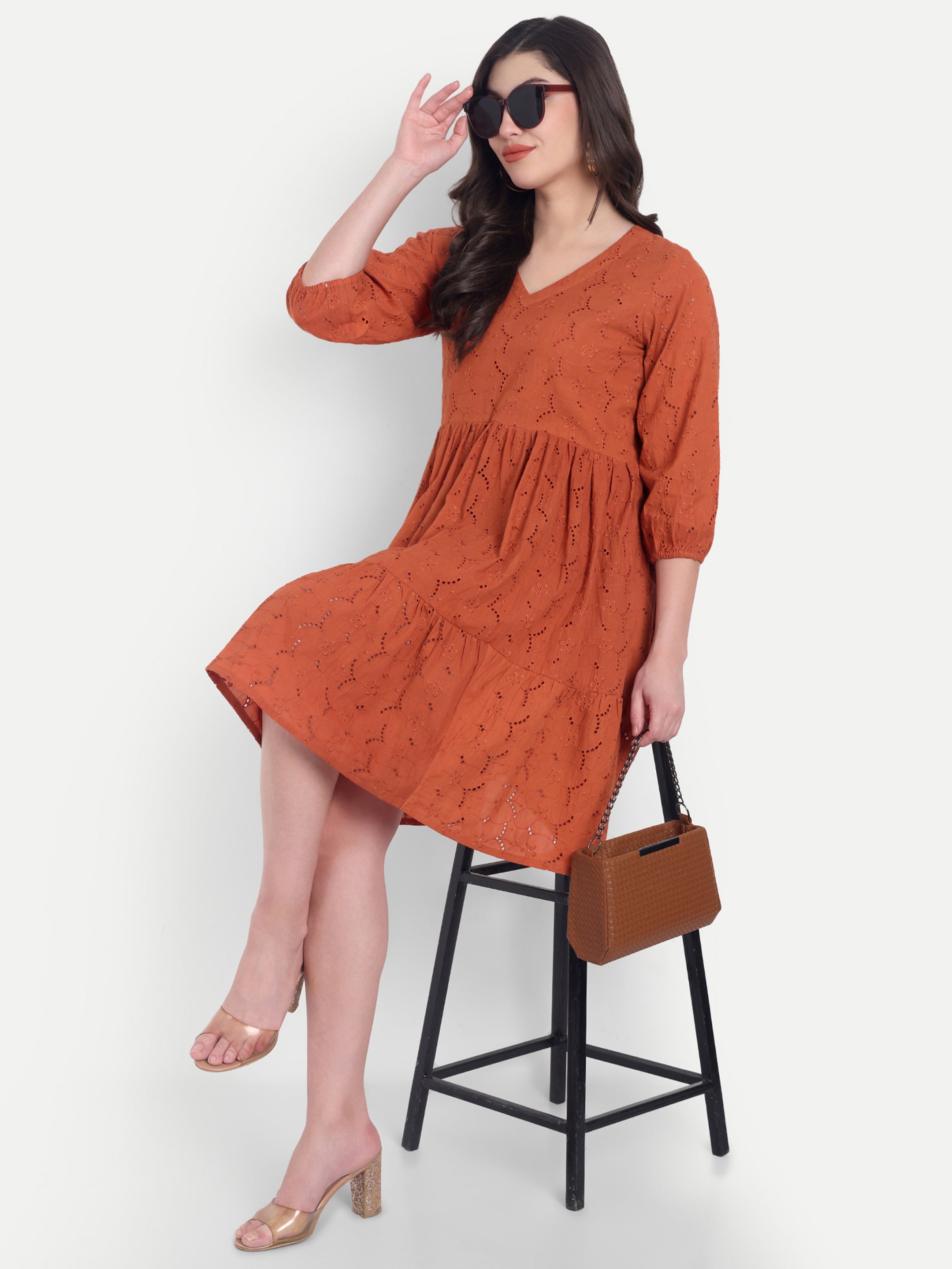 Schiffili  Yoke Dress