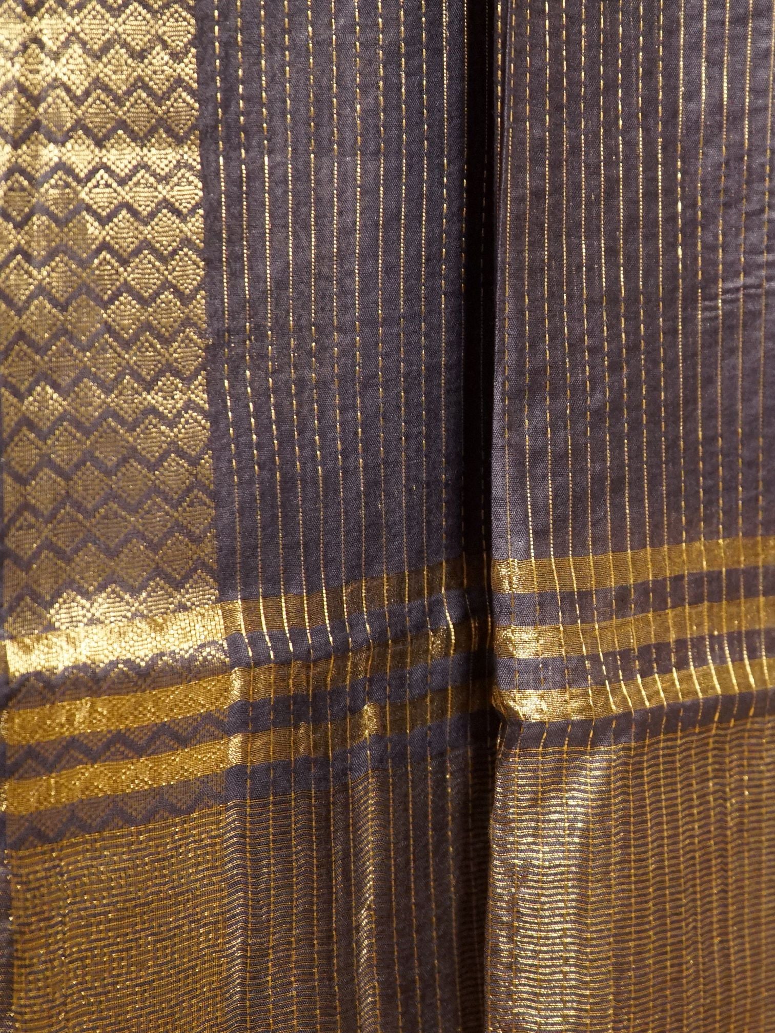 Golden Sapphire Saree