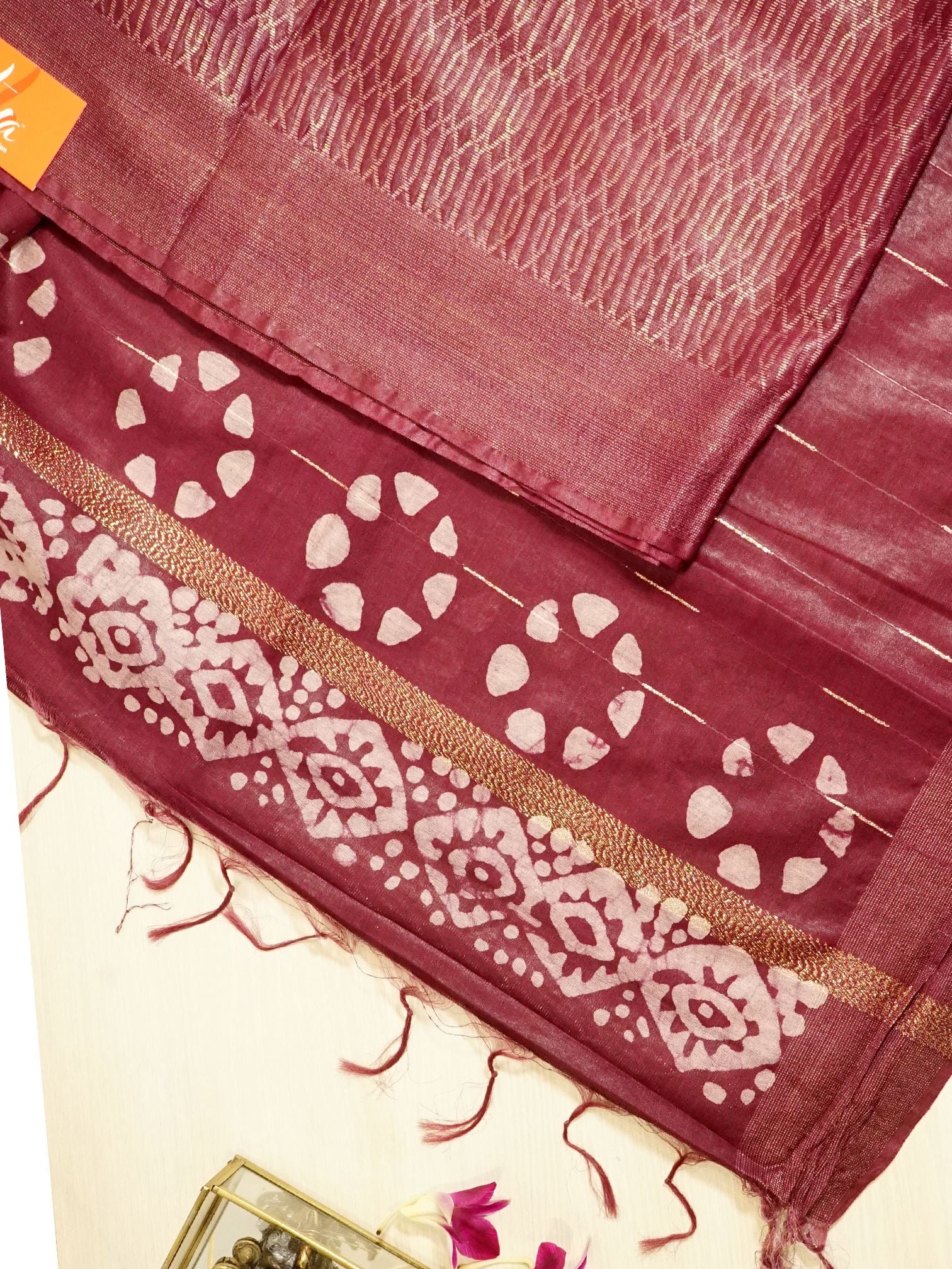 Maroon Majestic Saree