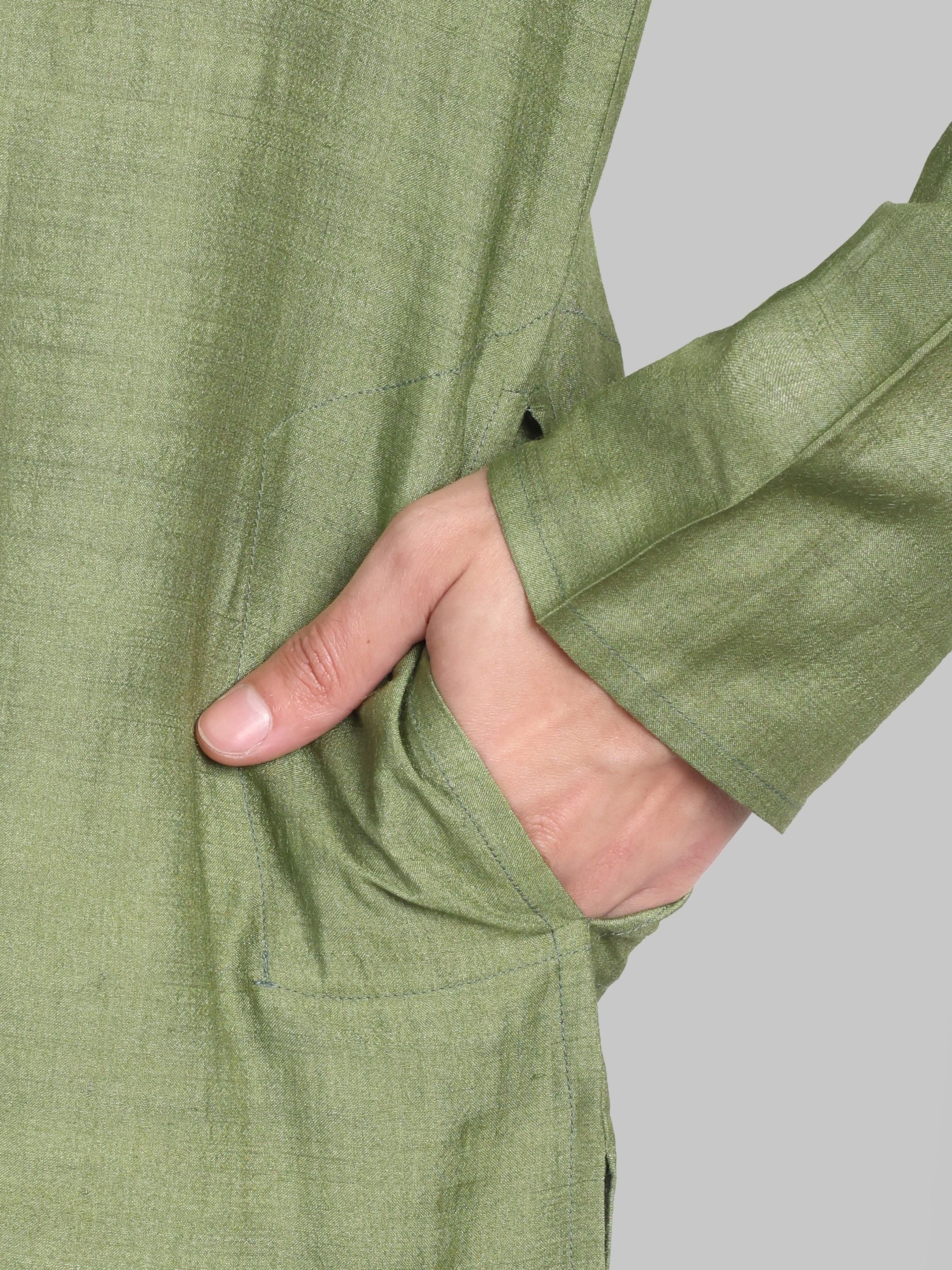 Olive Edge Kurta