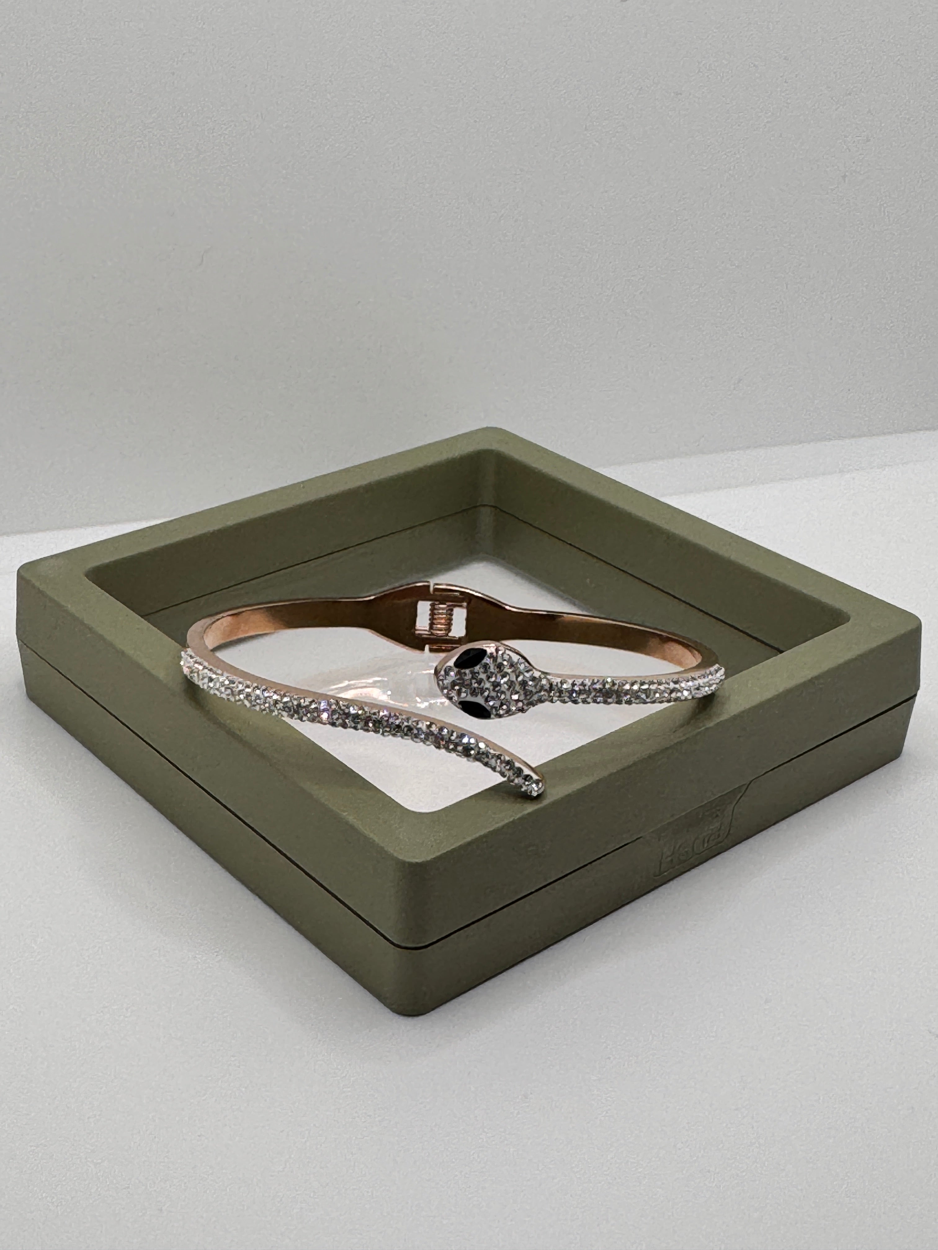 Serpant Zircon Studded Bracelet