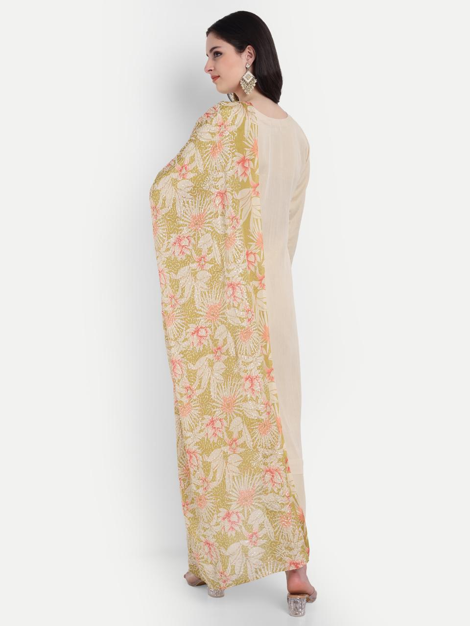 Petal & Sand Shimmer Suit