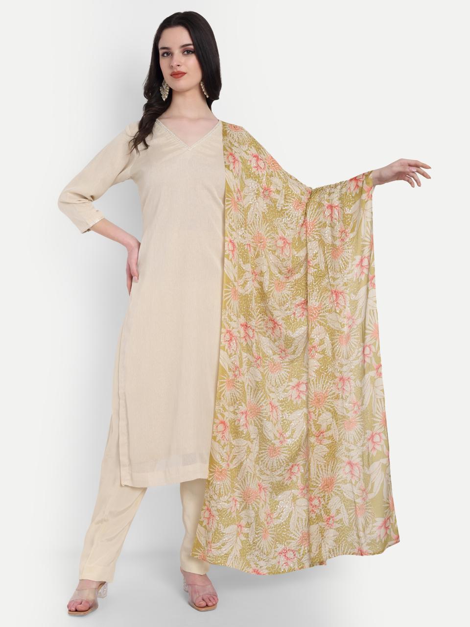 Petal & Sand Shimmer Suit