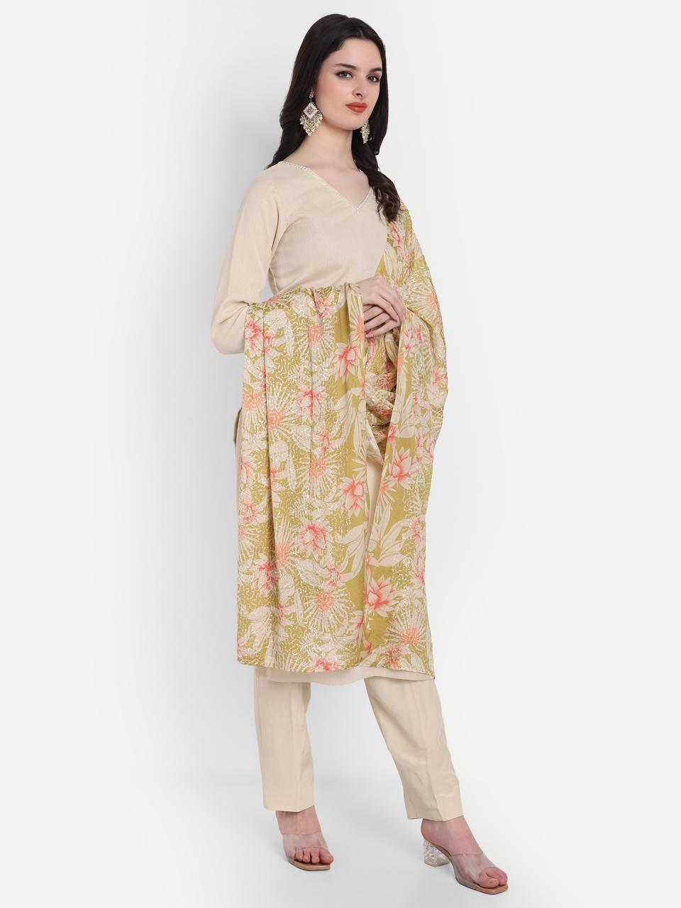 Petal & Sand Shimmer Suit